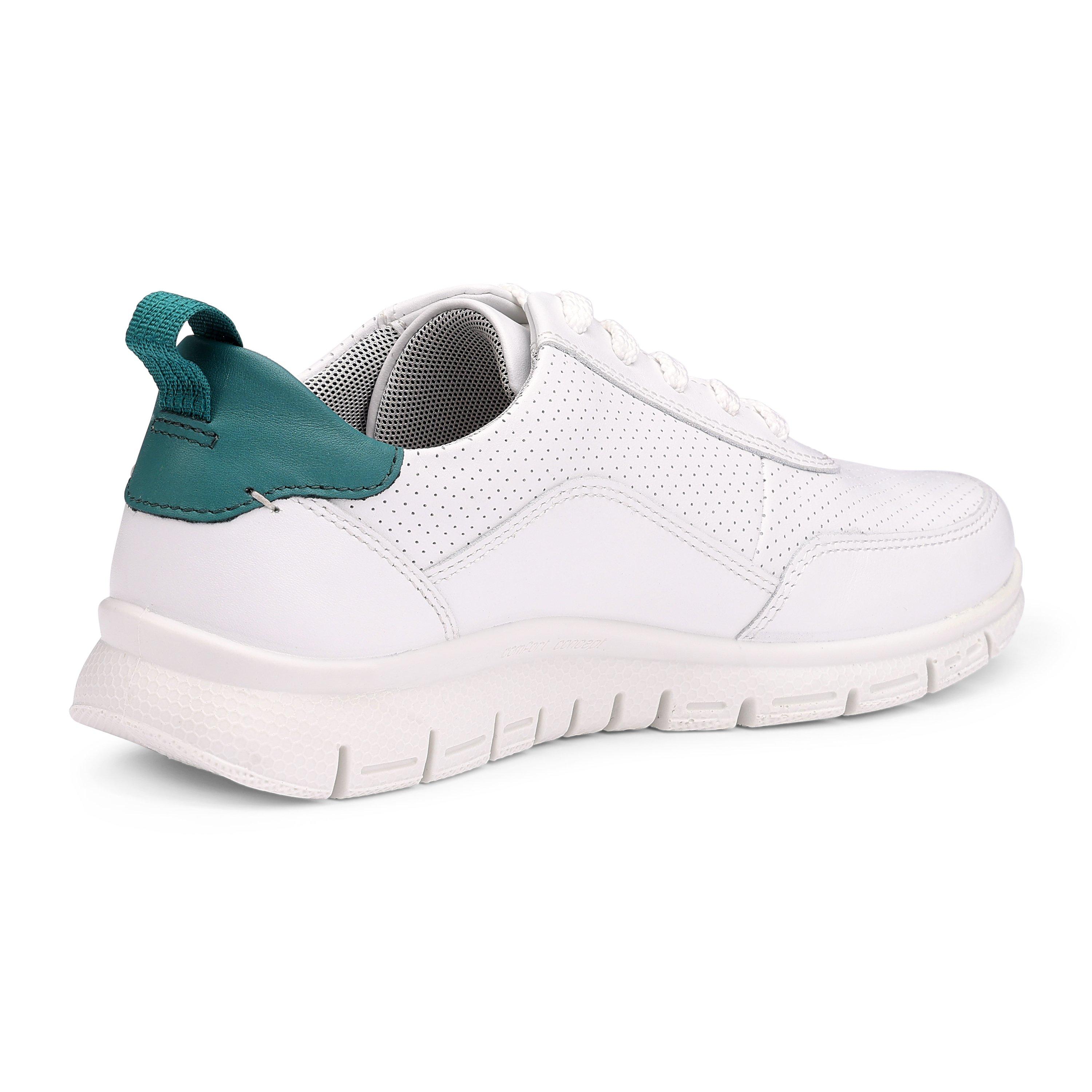 White-Teal Gree - Hotter - Gravity II Womens Trainers - 4