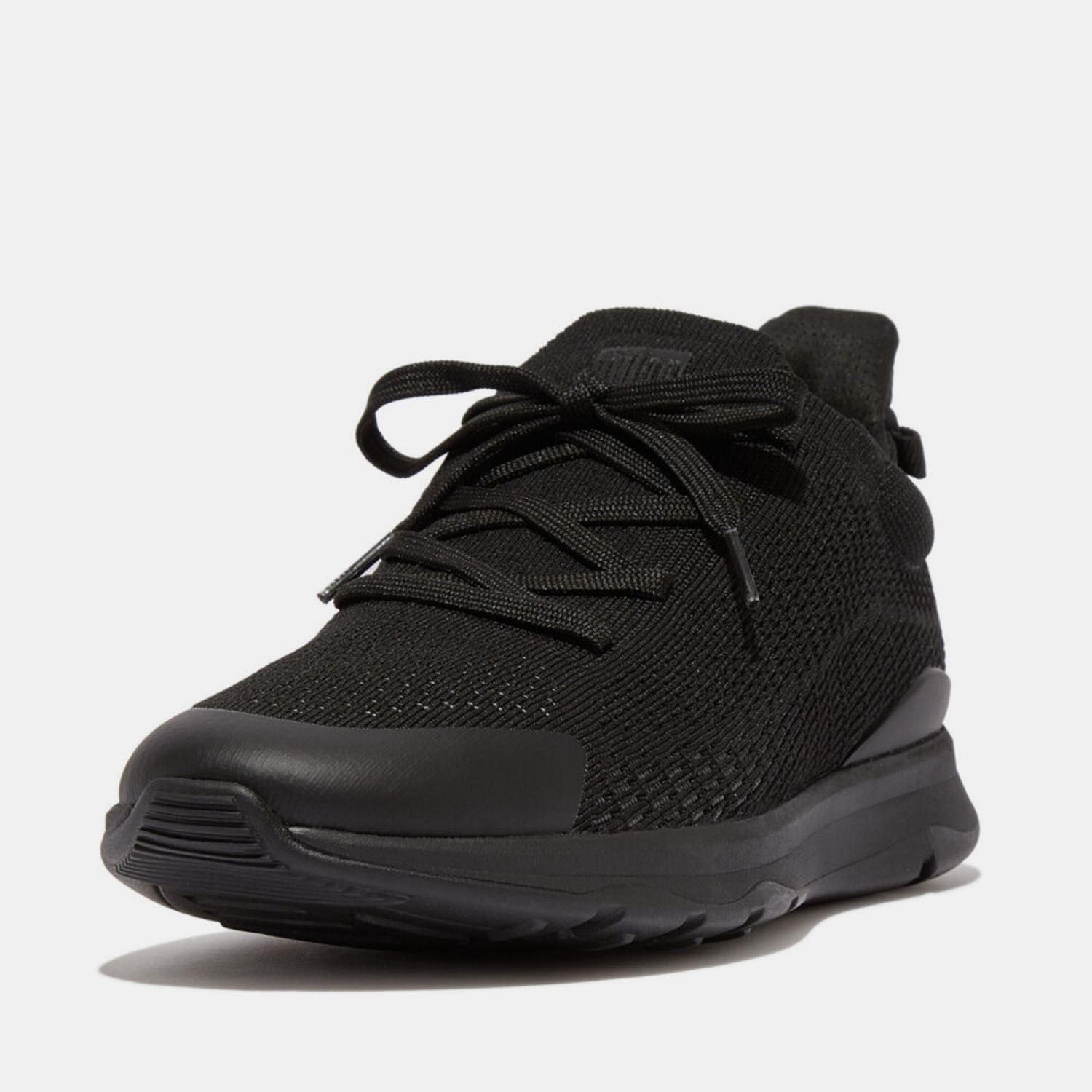 Black - Fitflop - Vitamin FFX Knit Sports Trainers - 2