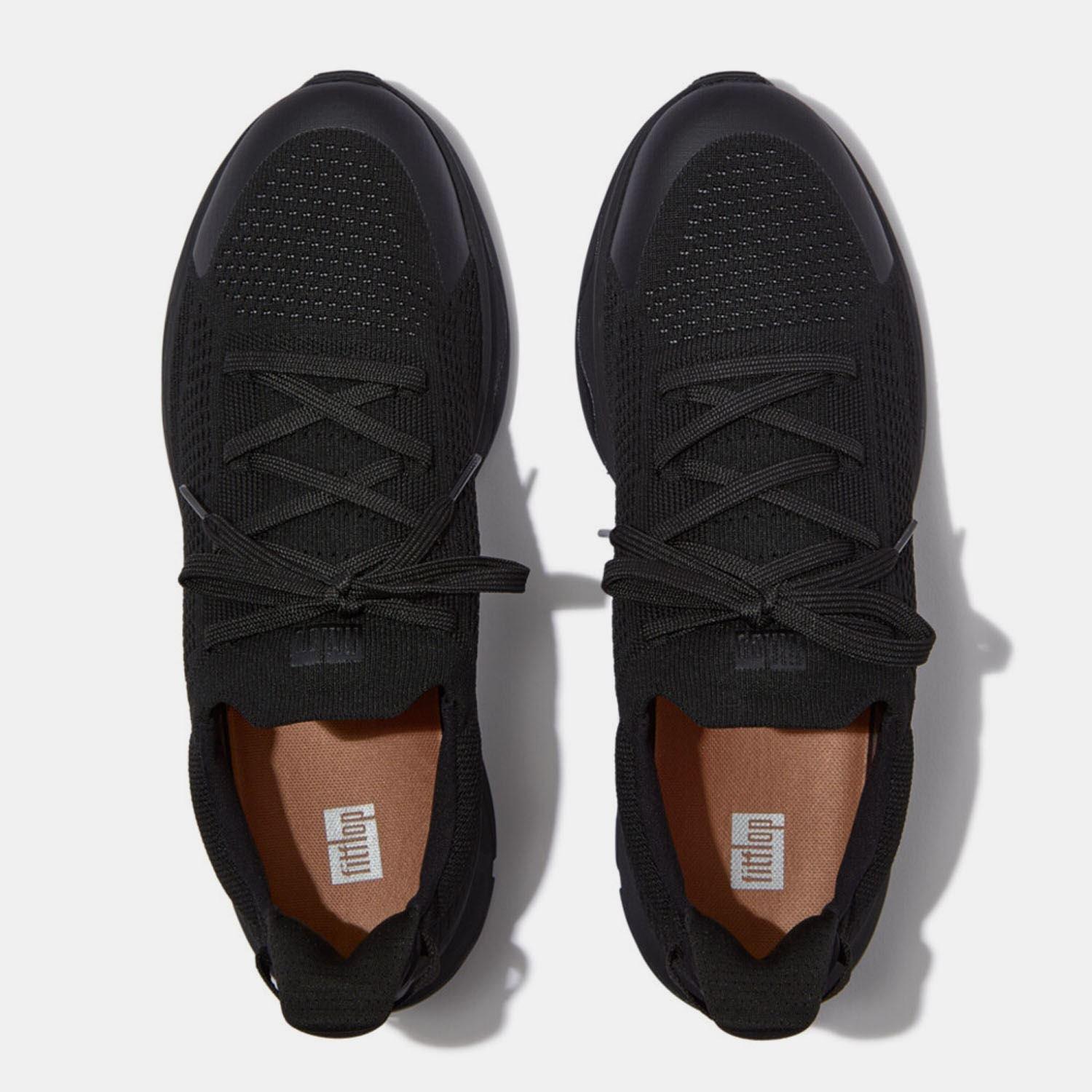 Black - Fitflop - Vitamin FFX Knit Sports Trainers - 5