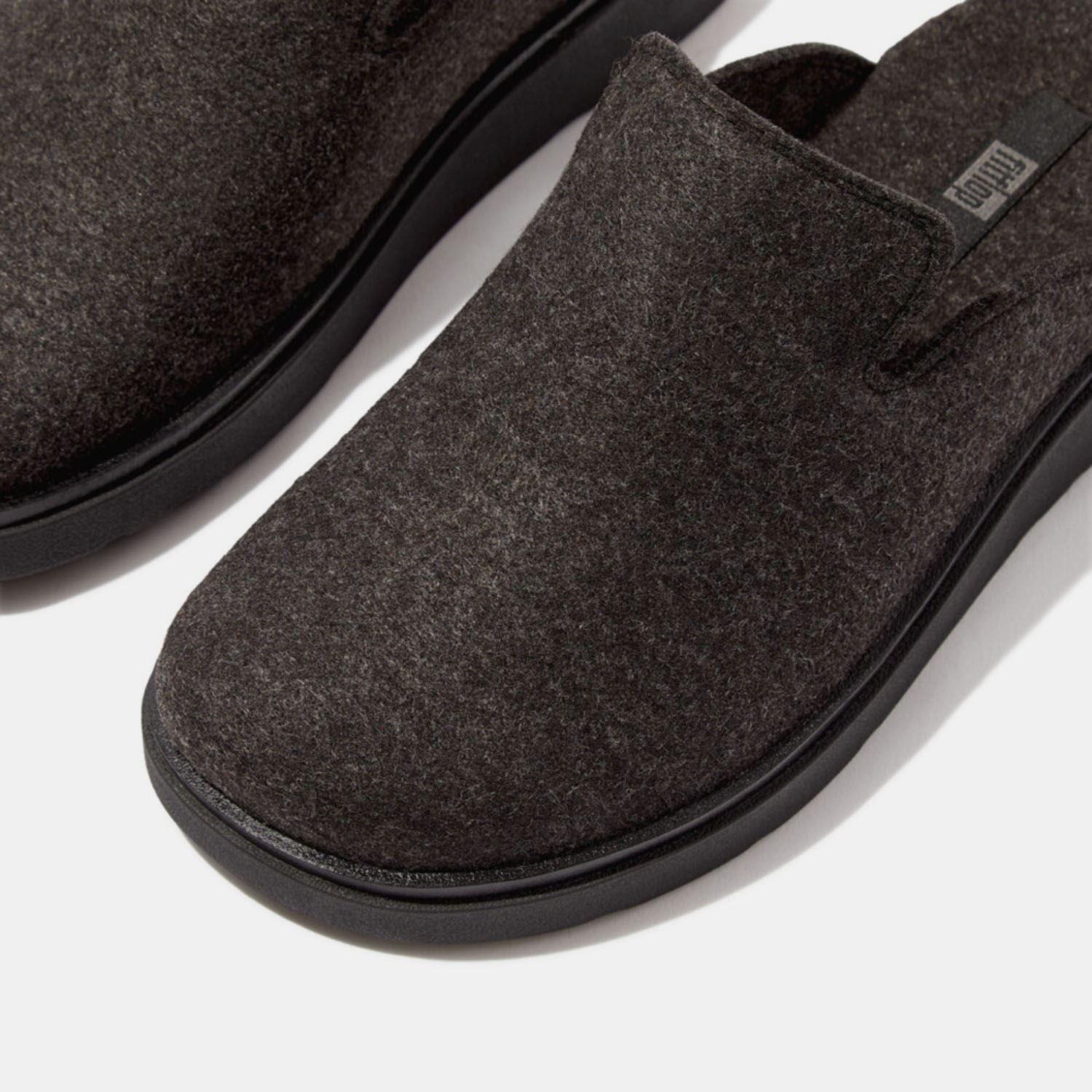 Black - Fitflop - Gen-FF Felt Mules - 4
