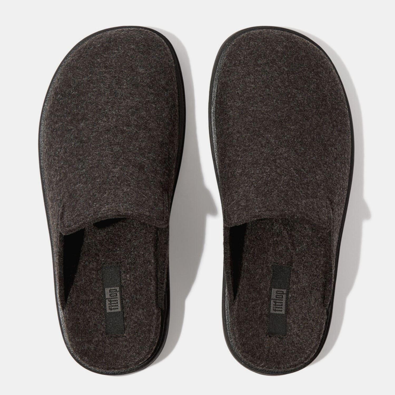 Black - Fitflop - Gen-FF Felt Mules - 5