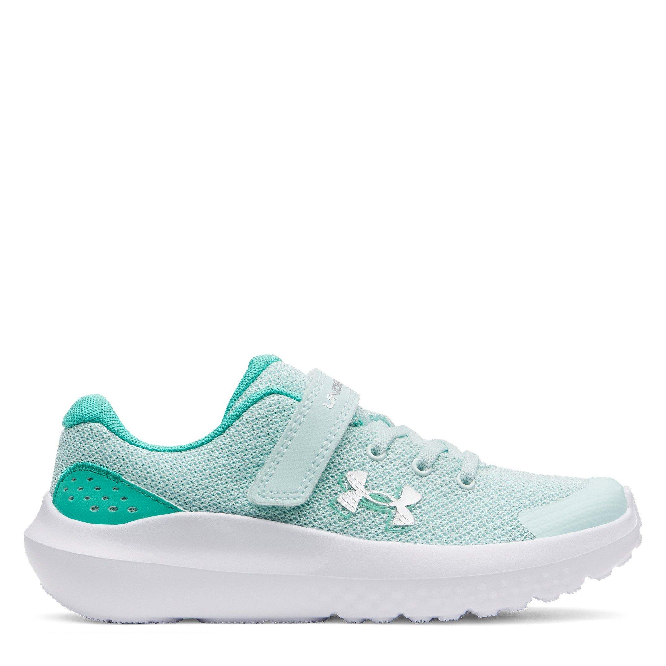 Menta/Verde/Plata - Under Armour - Surge 4 AC Trainers Childrens - 1