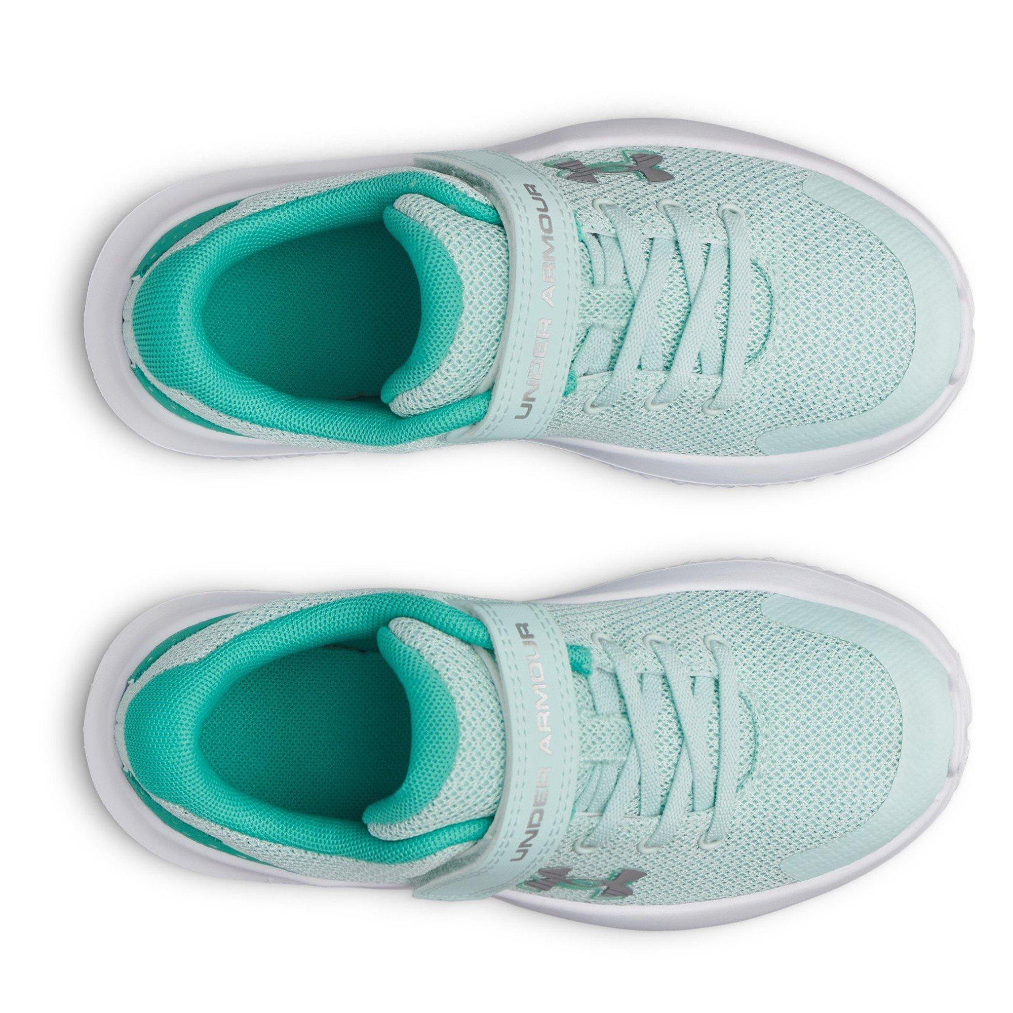 Menta/Verde/Plata - Under Armour - Surge 4 AC Trainers Childrens - 4