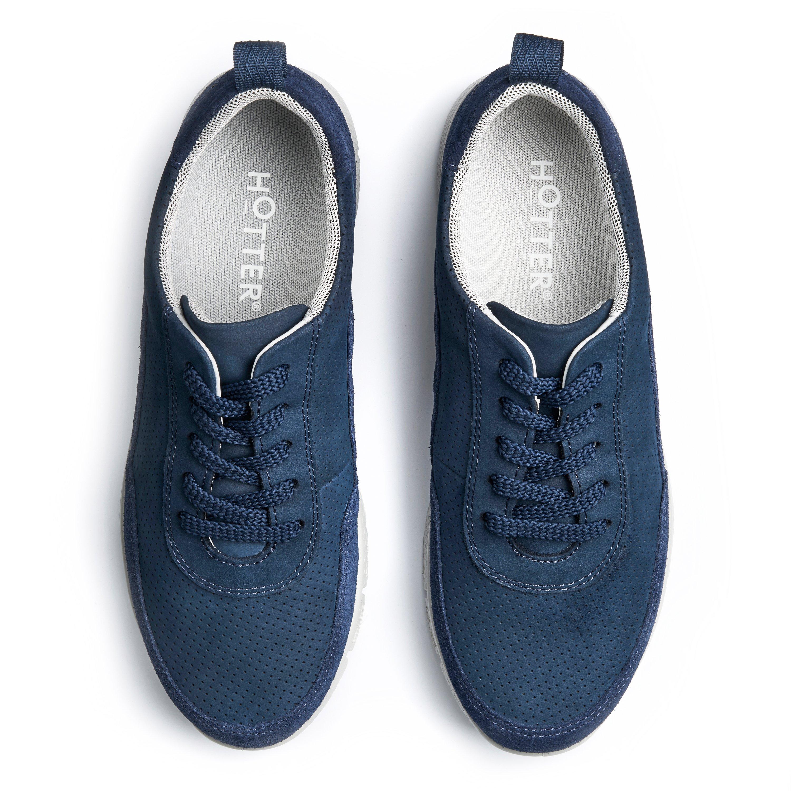 French Navy - Hotter - Gravity II Wide Womens Trainers - 3