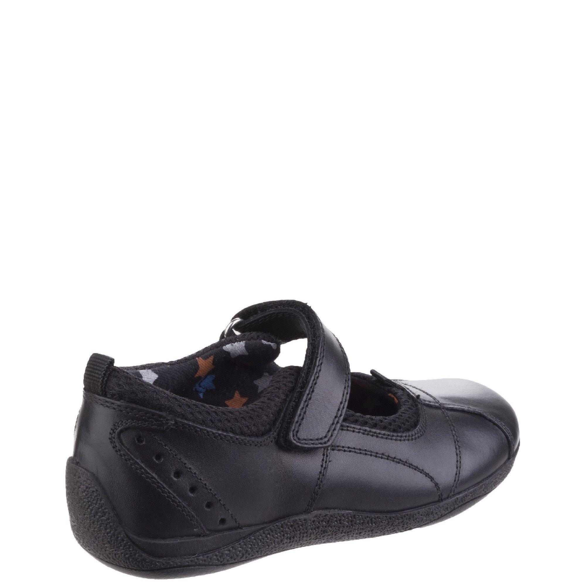 Black - Hush Puppies - Cindy Junior School Shoe - 3