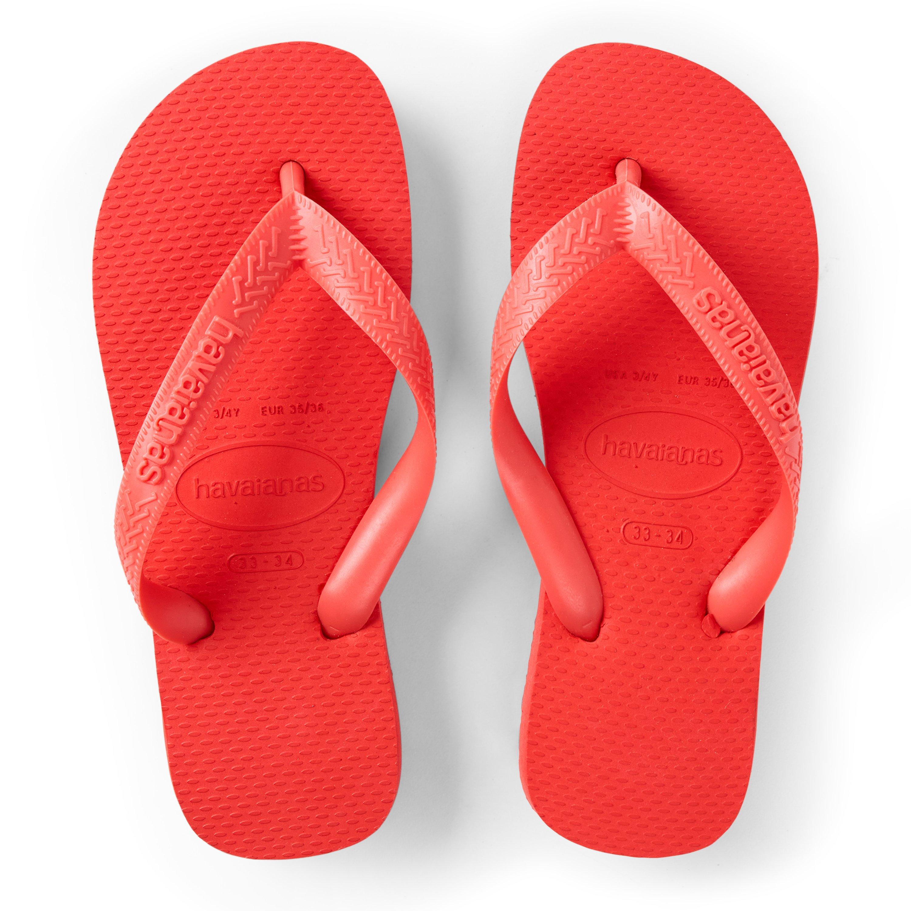 Red Crush - Havaianas - Hav. Top Red Crush 33/34 Flip Flops Unisex Kids - 4