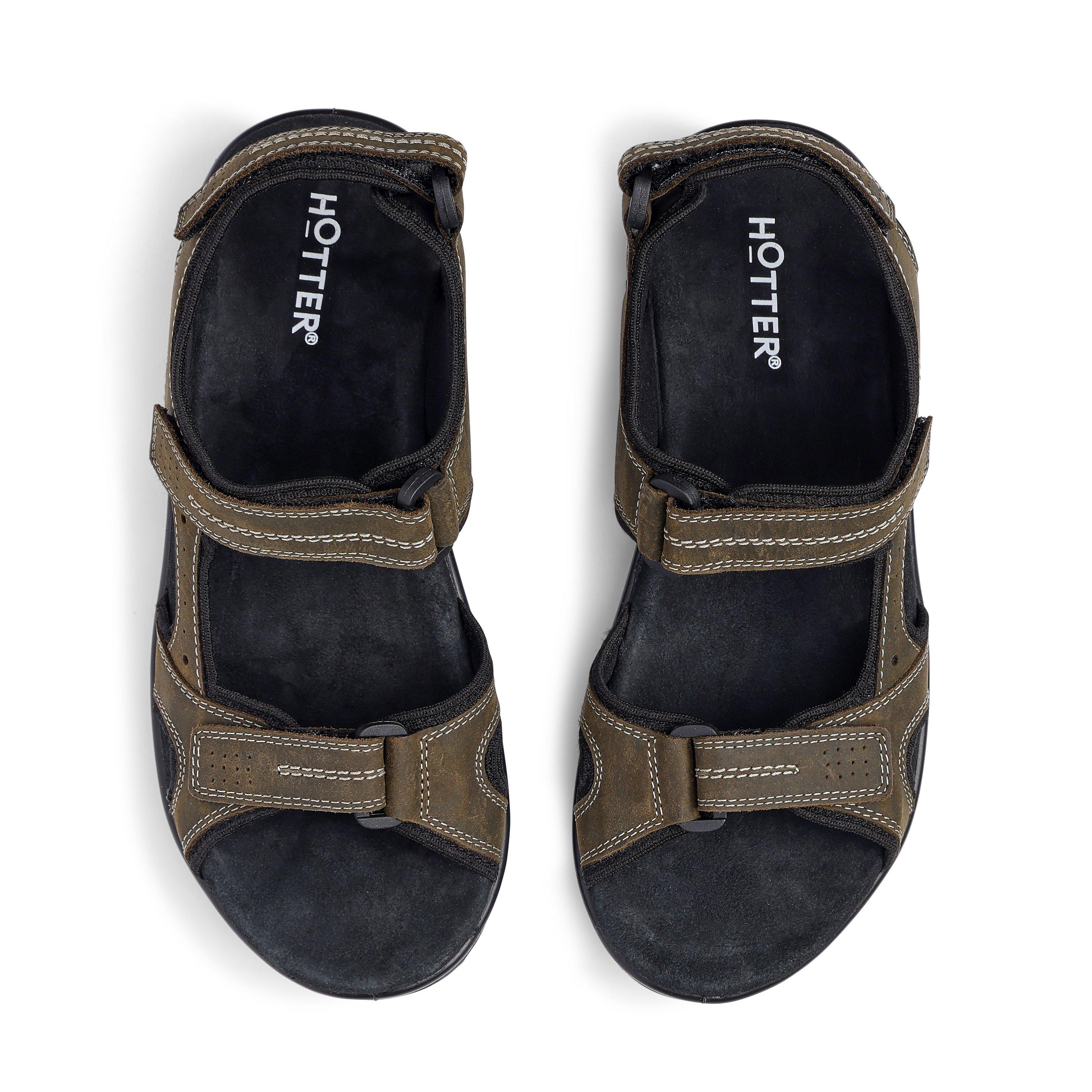 Khaki - Hotter - Lorenzo Mens Active Sandals - 3