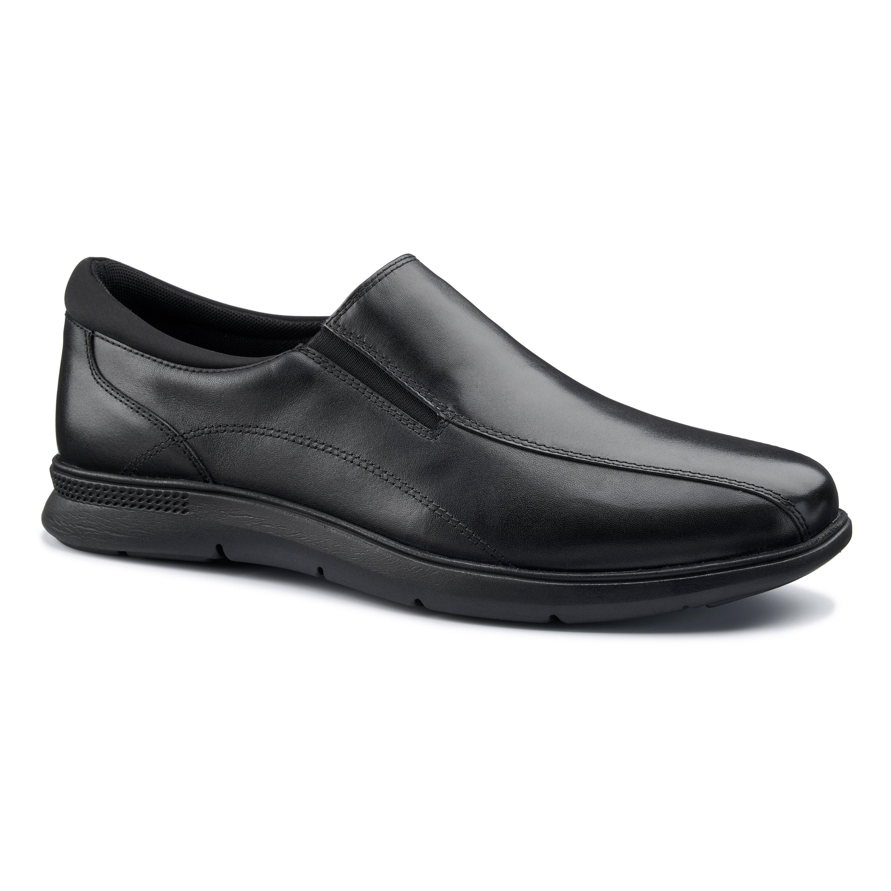 Black - Hotter - Xavier Wide Mens Shoes - 2