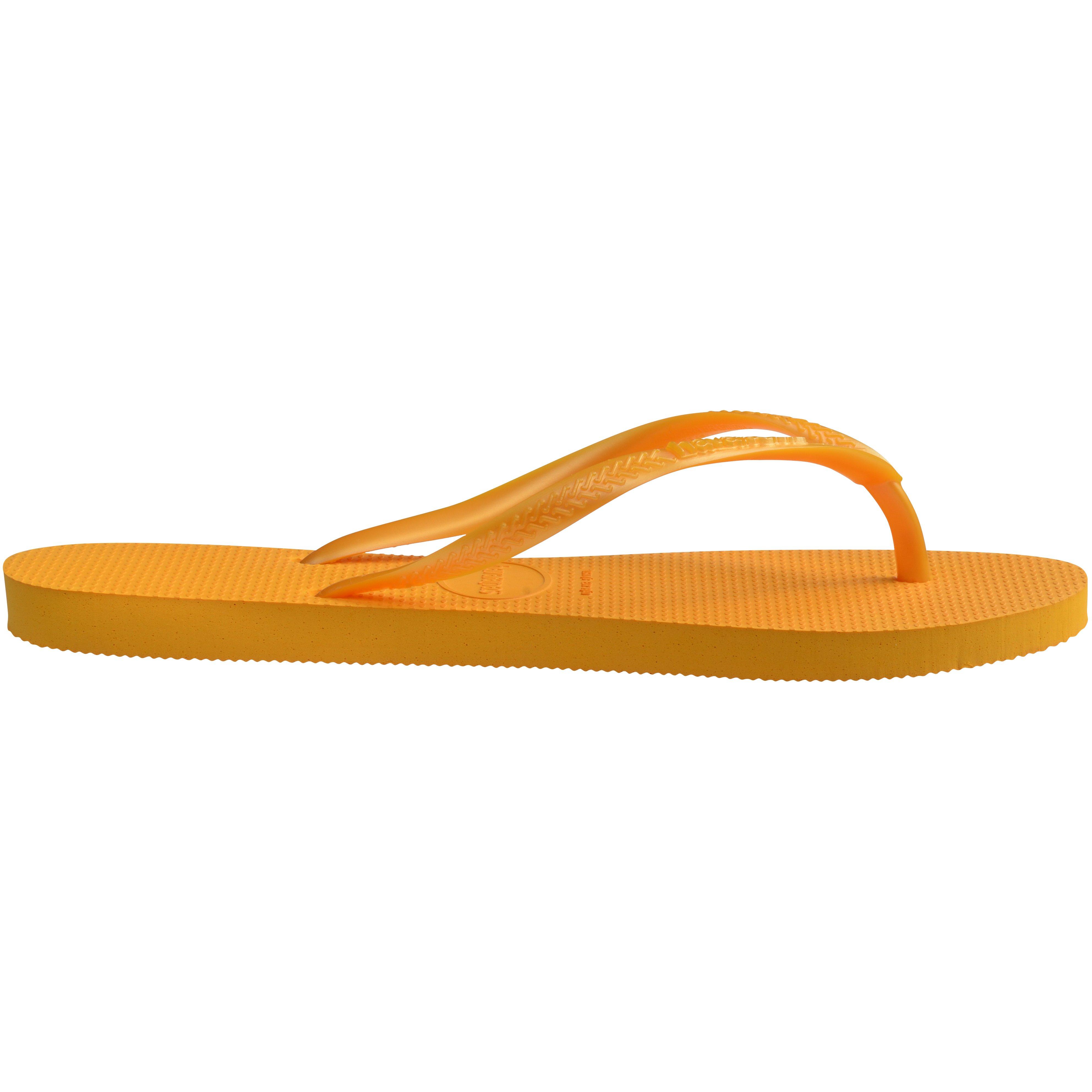 Pop Yellow - Havaianas - Unisex Kids' Slim Core Flip Flops - 1