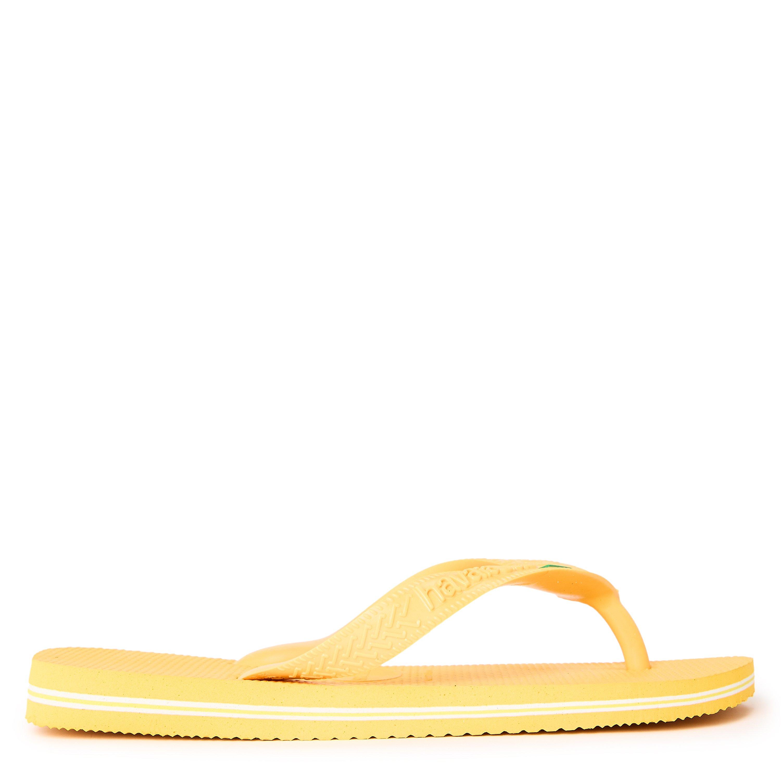 Pop Yellow - Havaianas - Unisex Kids Brasil Pop Yellow Flip Flops - 1
