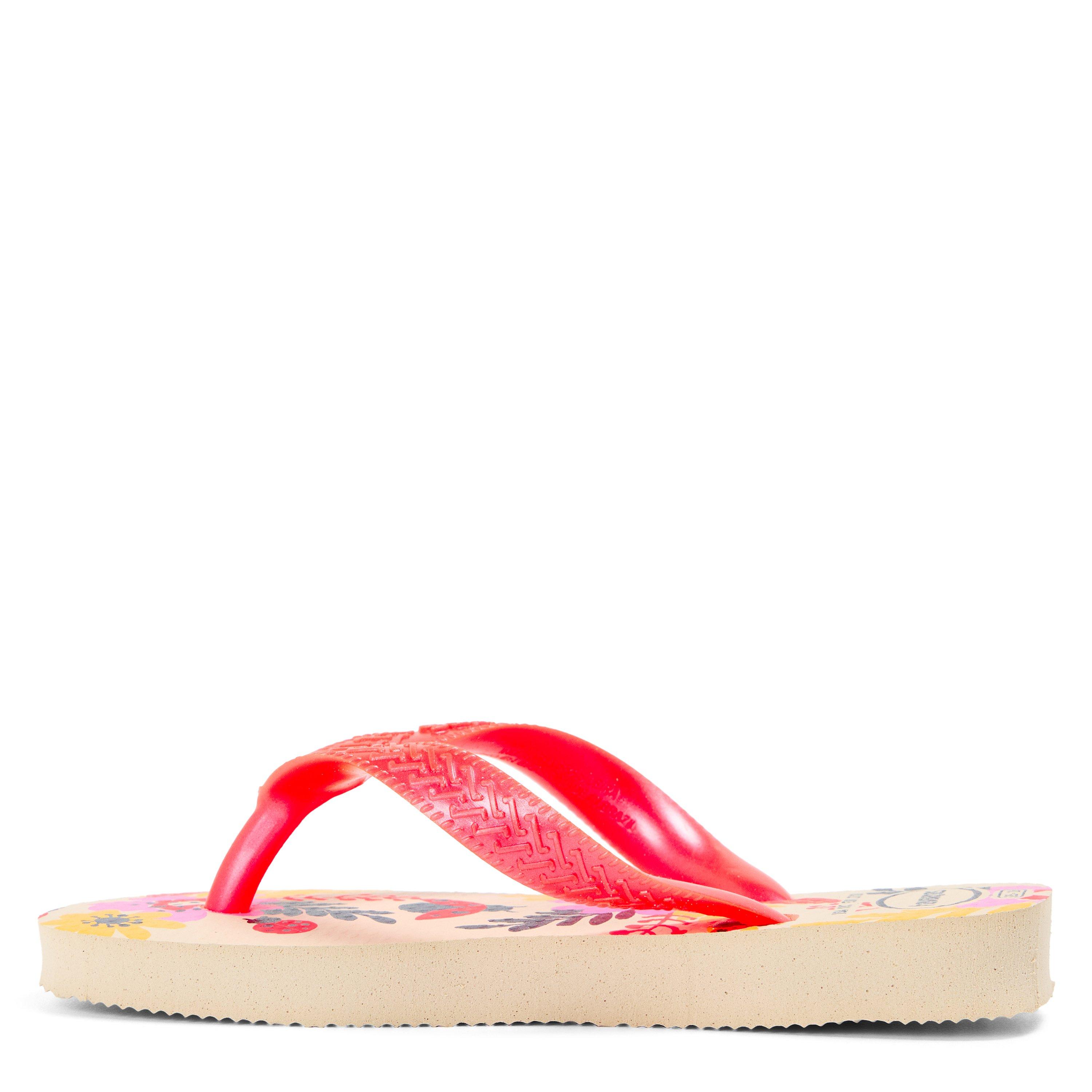 Beige - Havaianas - Hav. Kids Flores Beige 25/26 Flip Flops Unisex - 2