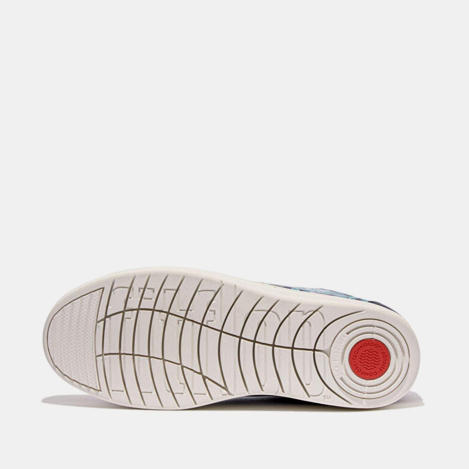 Blue - Fitflop - Rally x Jim Thompson Leather Trainers - 3