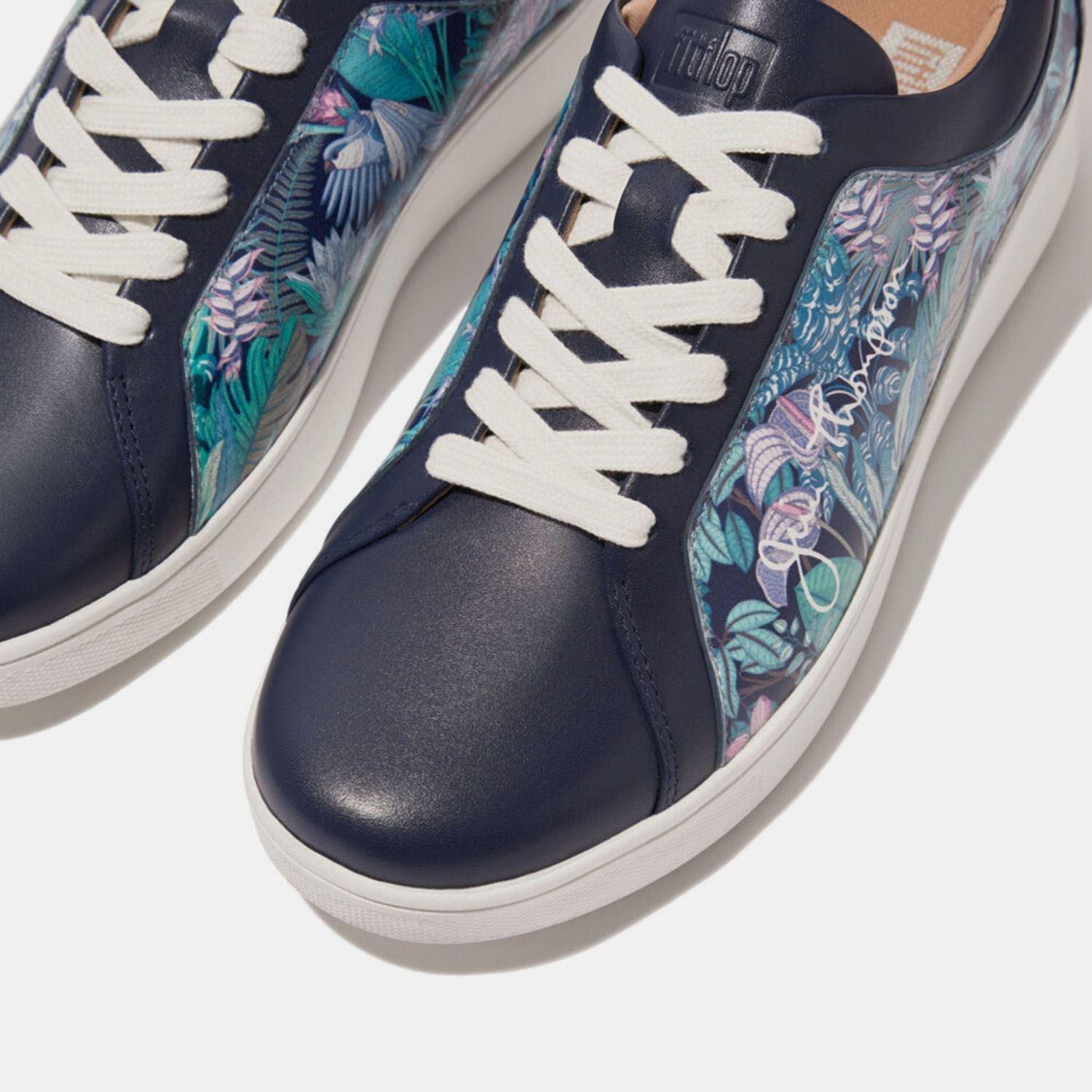 Blue - Fitflop - Rally x Jim Thompson Leather Trainers - 4