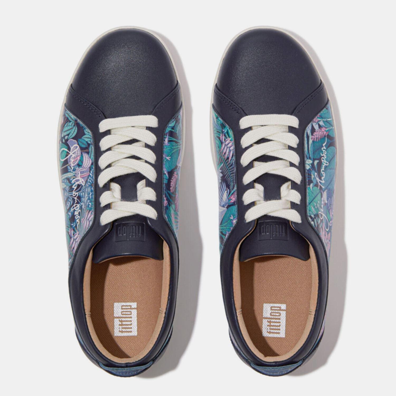 Blue - Fitflop - Rally x Jim Thompson Leather Trainers - 5