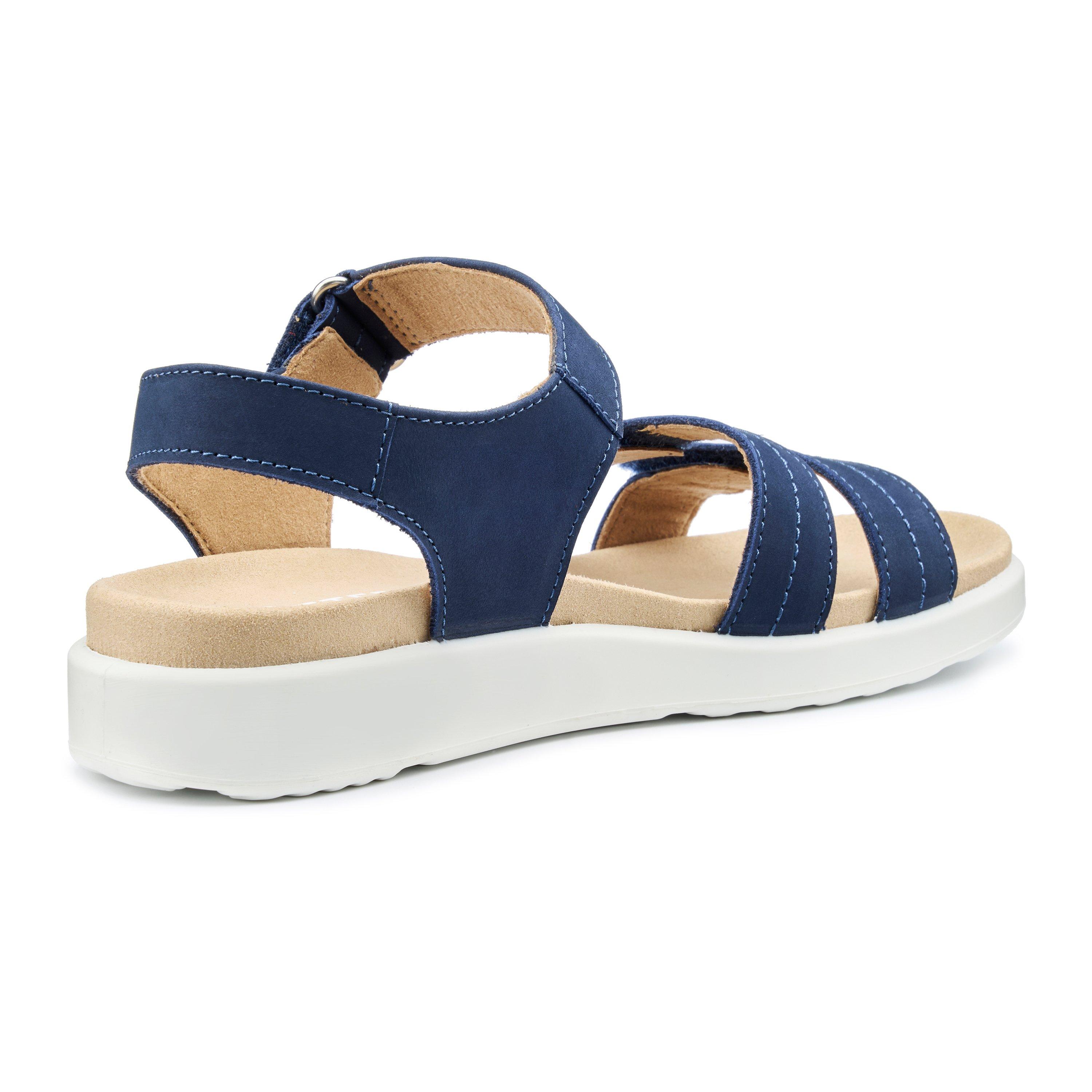 French Navy - Hotter - Venice Wide Womens Sandals - 4