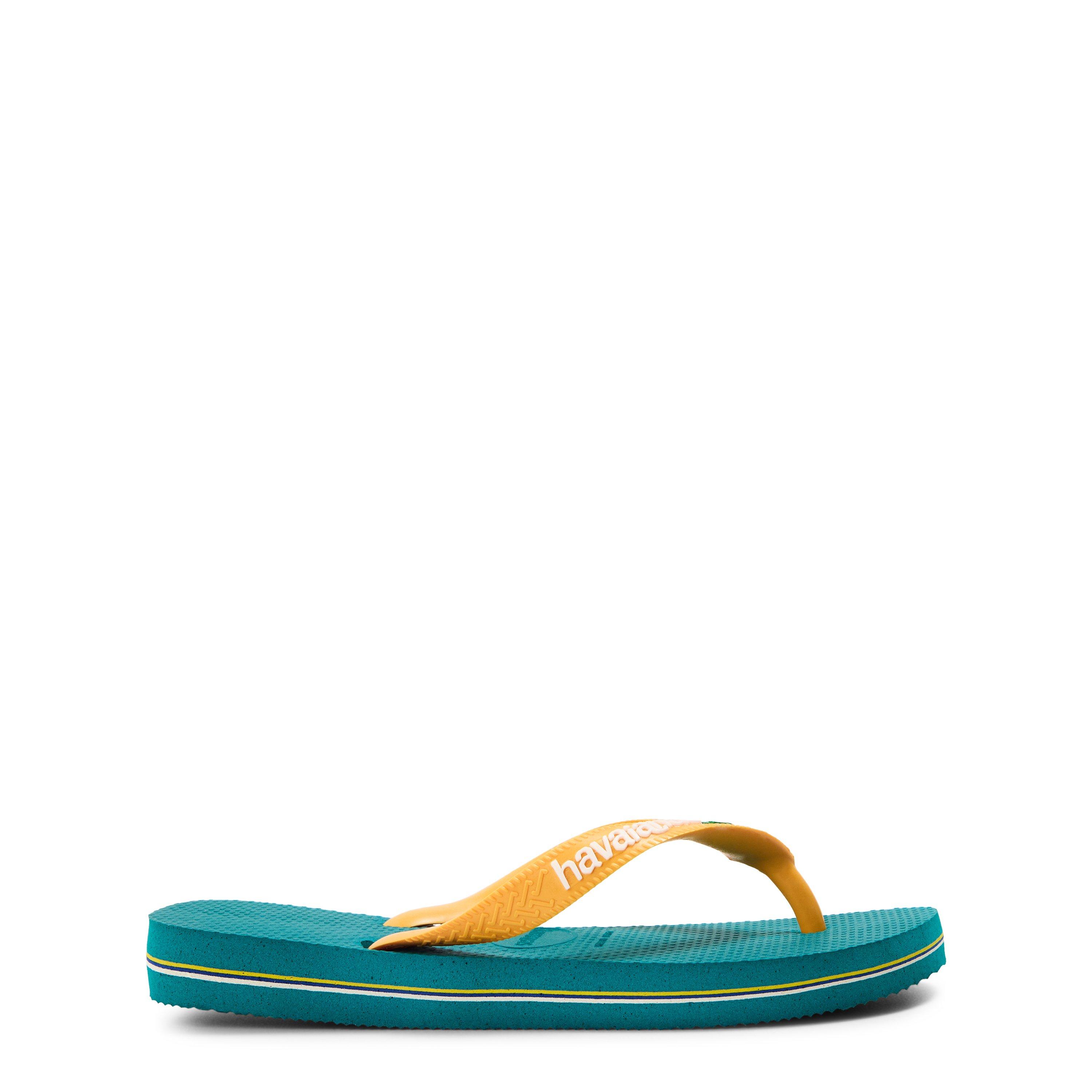 Vibe Groen - Havaianas - Hav. Brasil Logo Vibe Green 33/34 Flip Flops Unisex Kids - 1