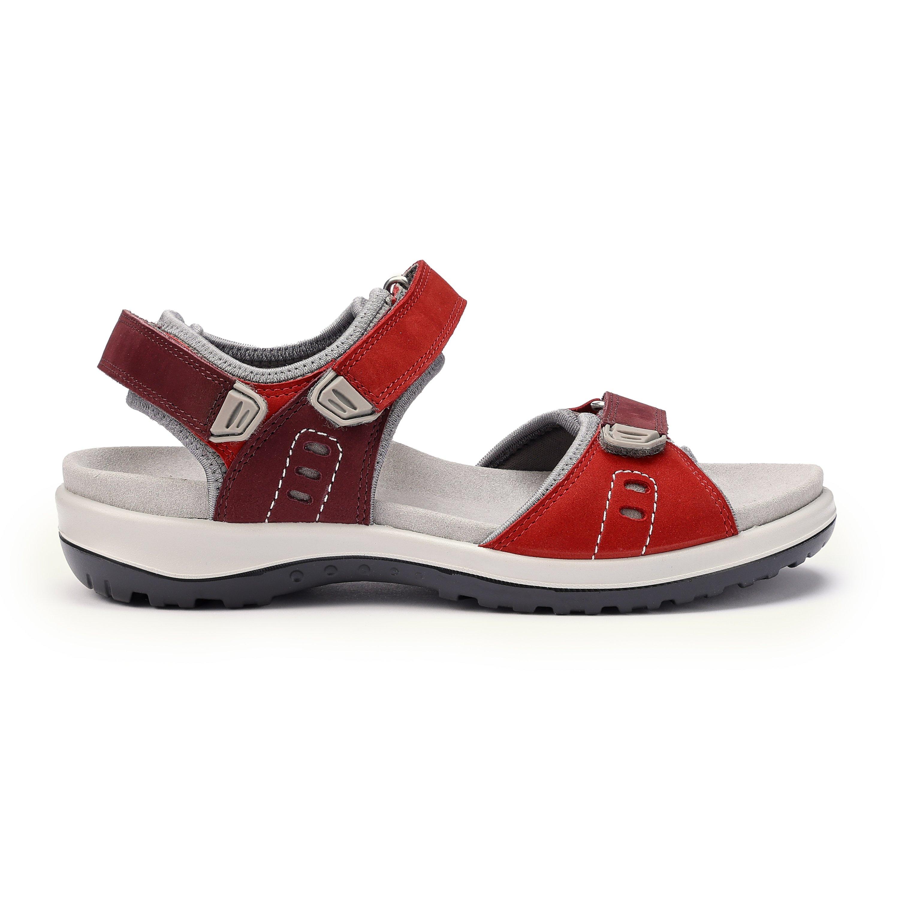 Hotter Women's Walk Ii Wide Active Sandals - Salsa-Maroon - 5 (38)