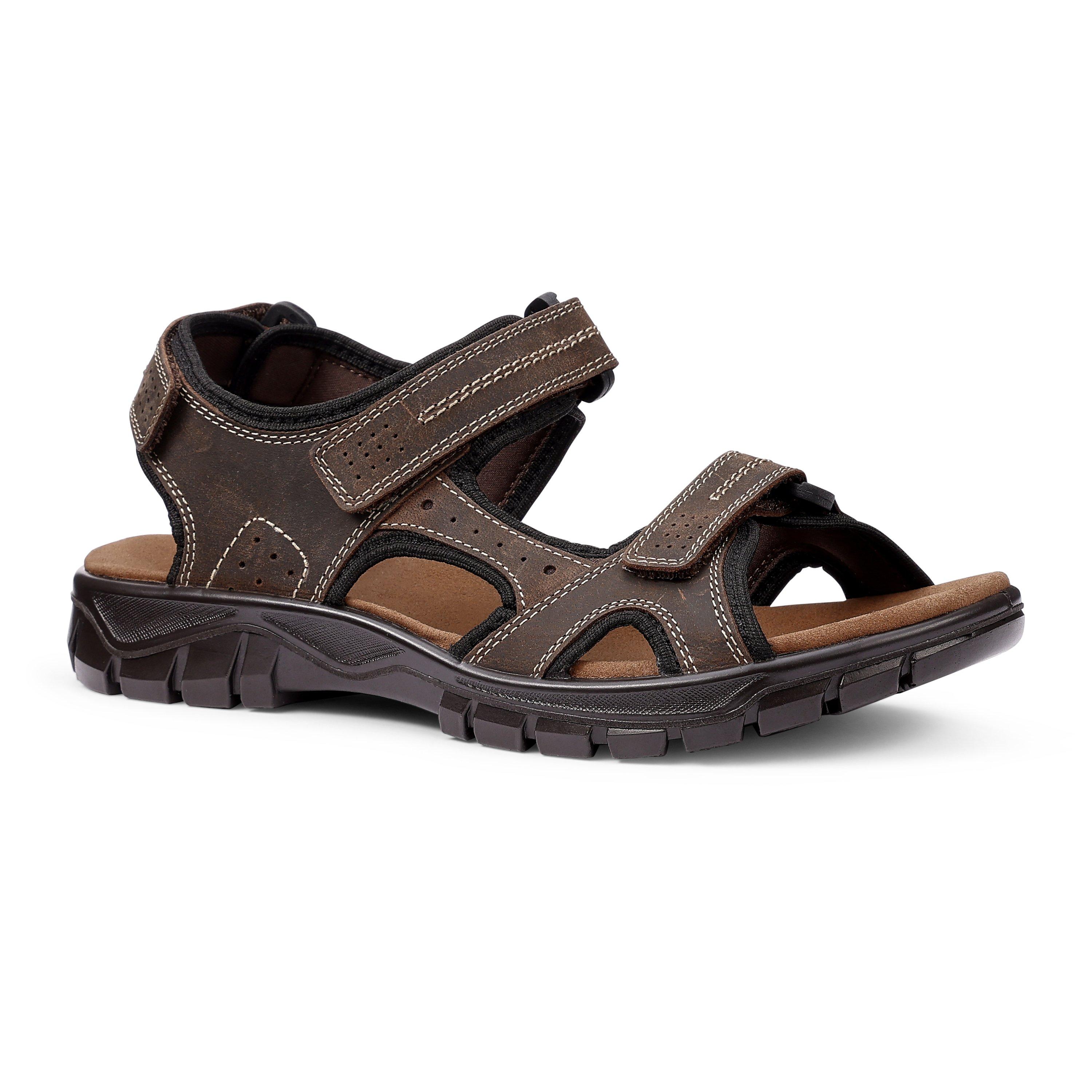 Dark Brown - Hotter - Lorenzo Mens Active Sandals - 2
