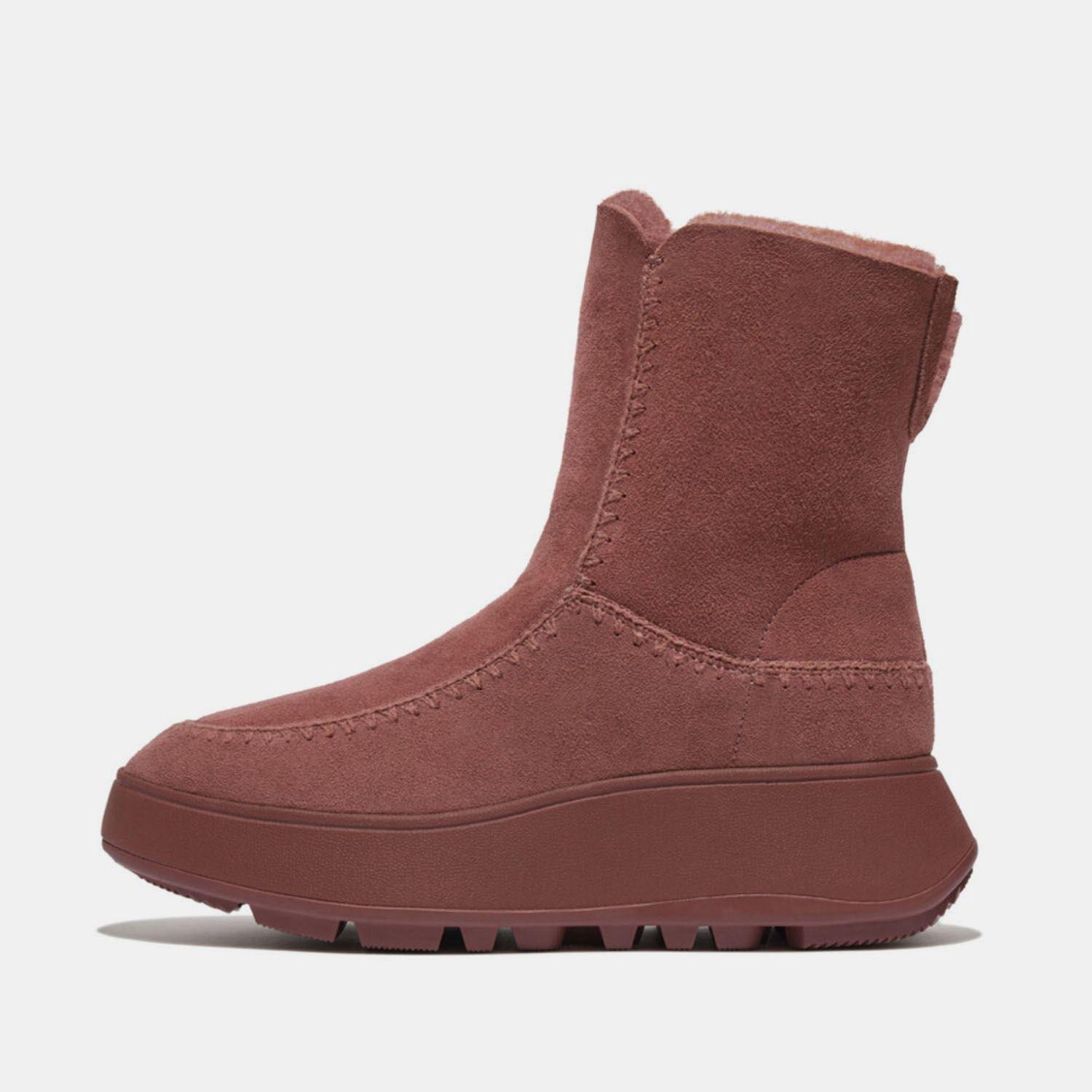 F-Mode Shearling Flatform Boots