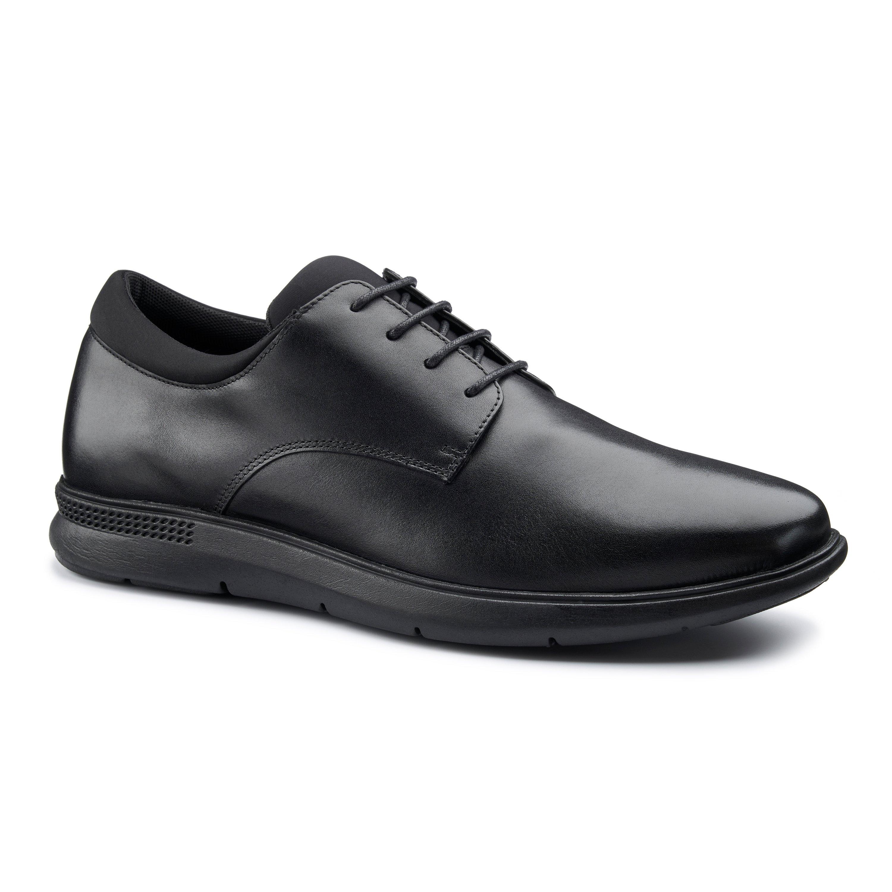 Black - Hotter - Hugo Wide Mens Shoes - 2