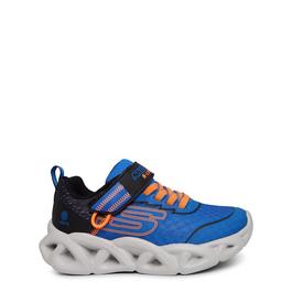 Skechers Skechers Lighted Gore & Strap Sneaker Runners Boys