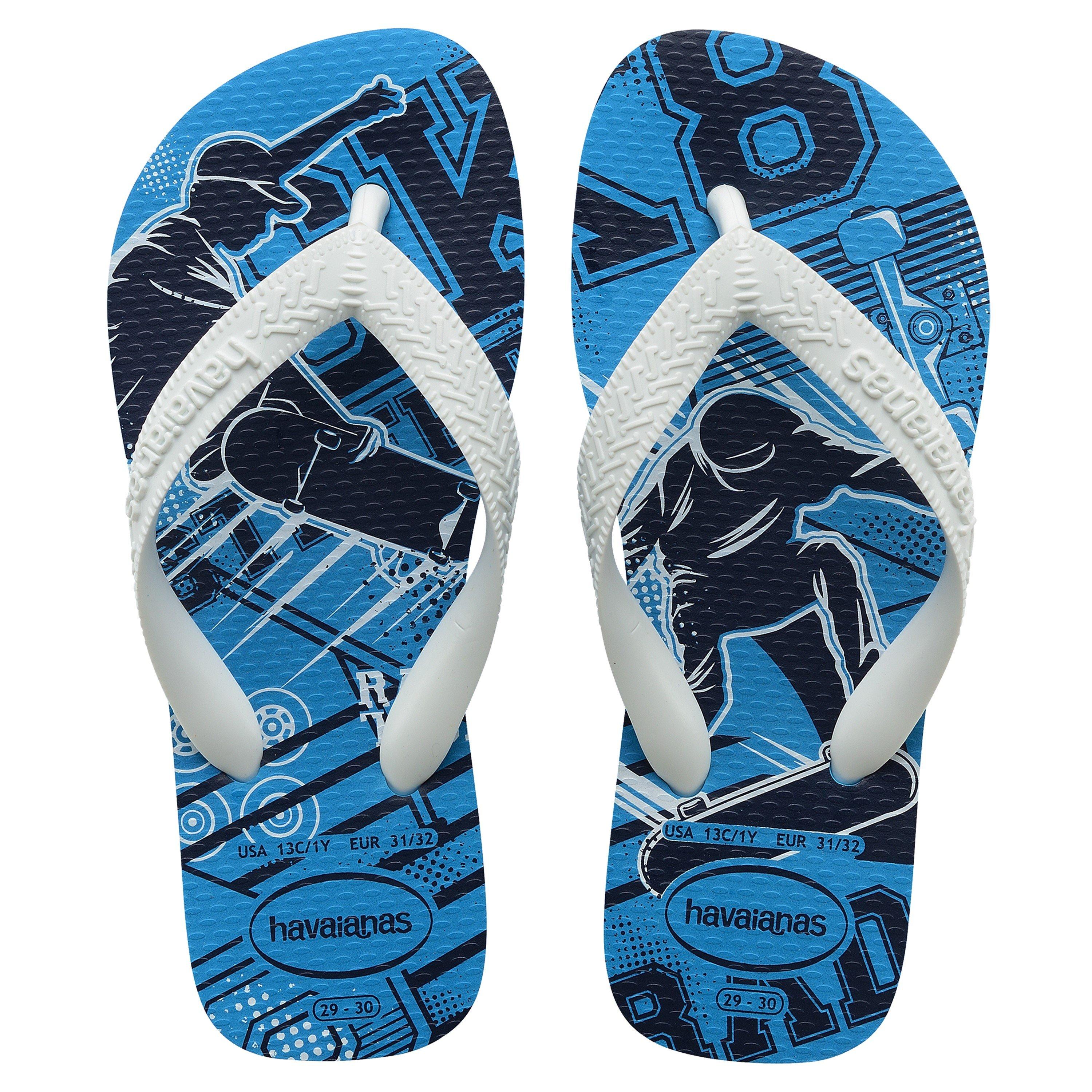 Turquoise - Havaianas - Hav. Kids Athletic Turquoise 27/28 Flip Flops Unisex - 3