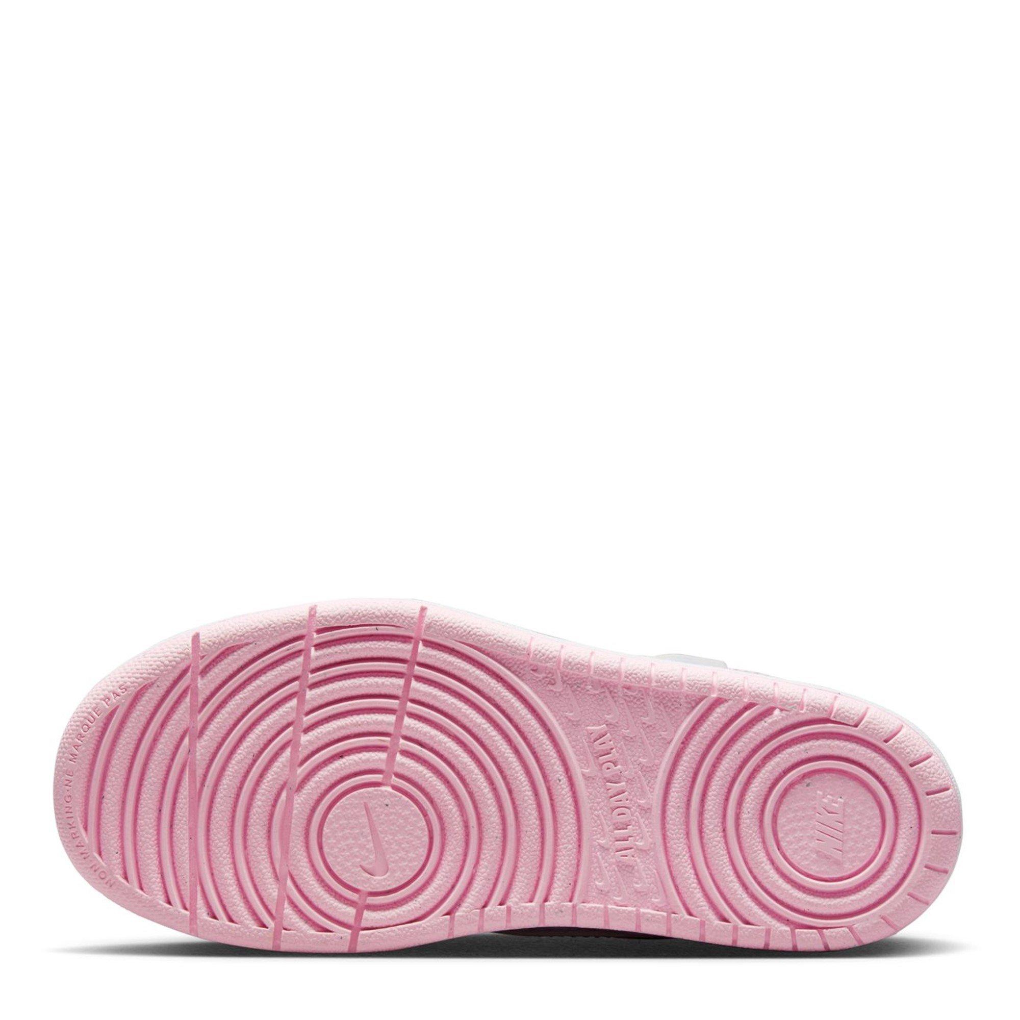 WIT/ROZE SCHUIM - Nike - Court Borough Low Recraft Little Kids' Shoes - 6