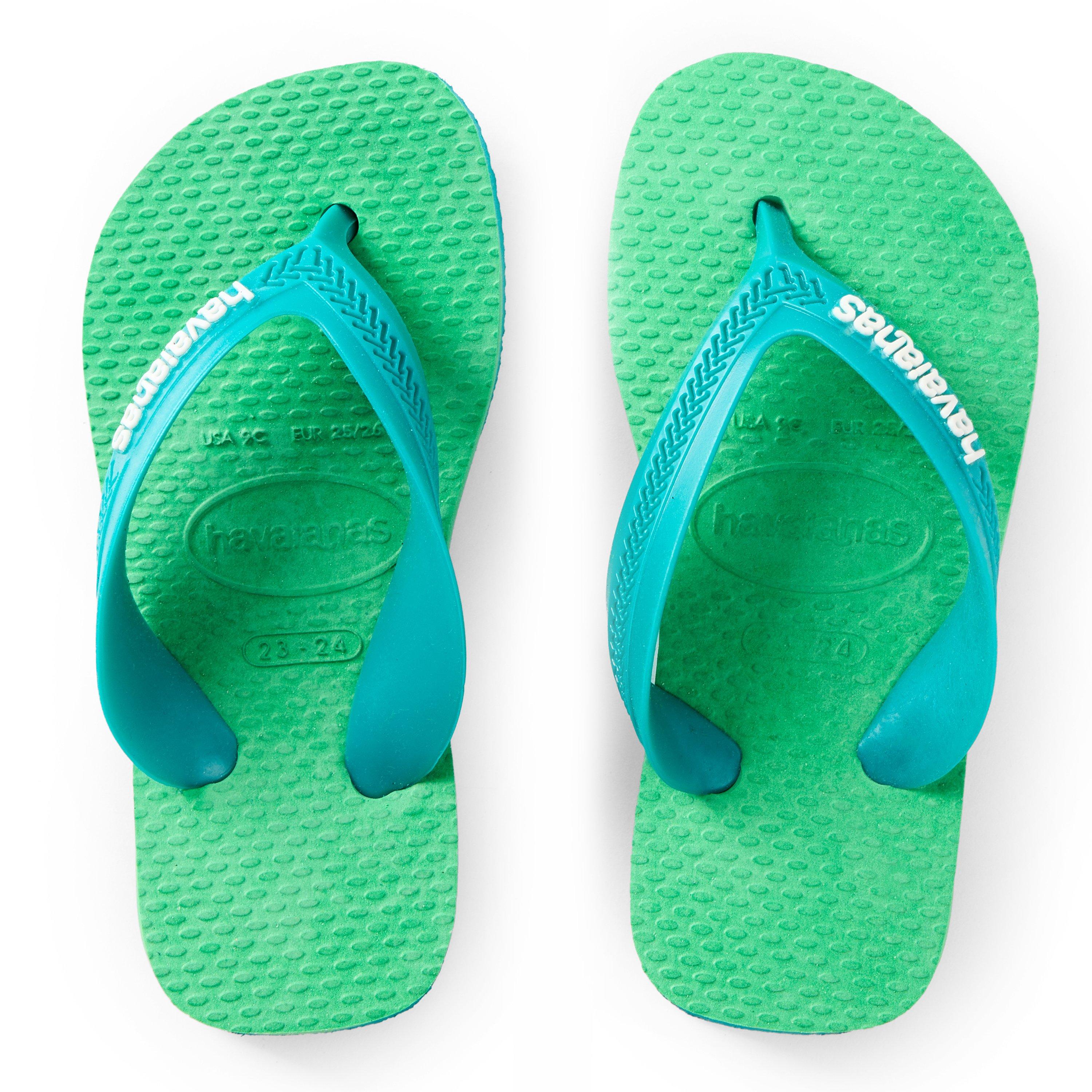Max Salmon - Havaianas - Hav. Kids Max Leaf Green 23/24 Flip Flops Unisex - 4