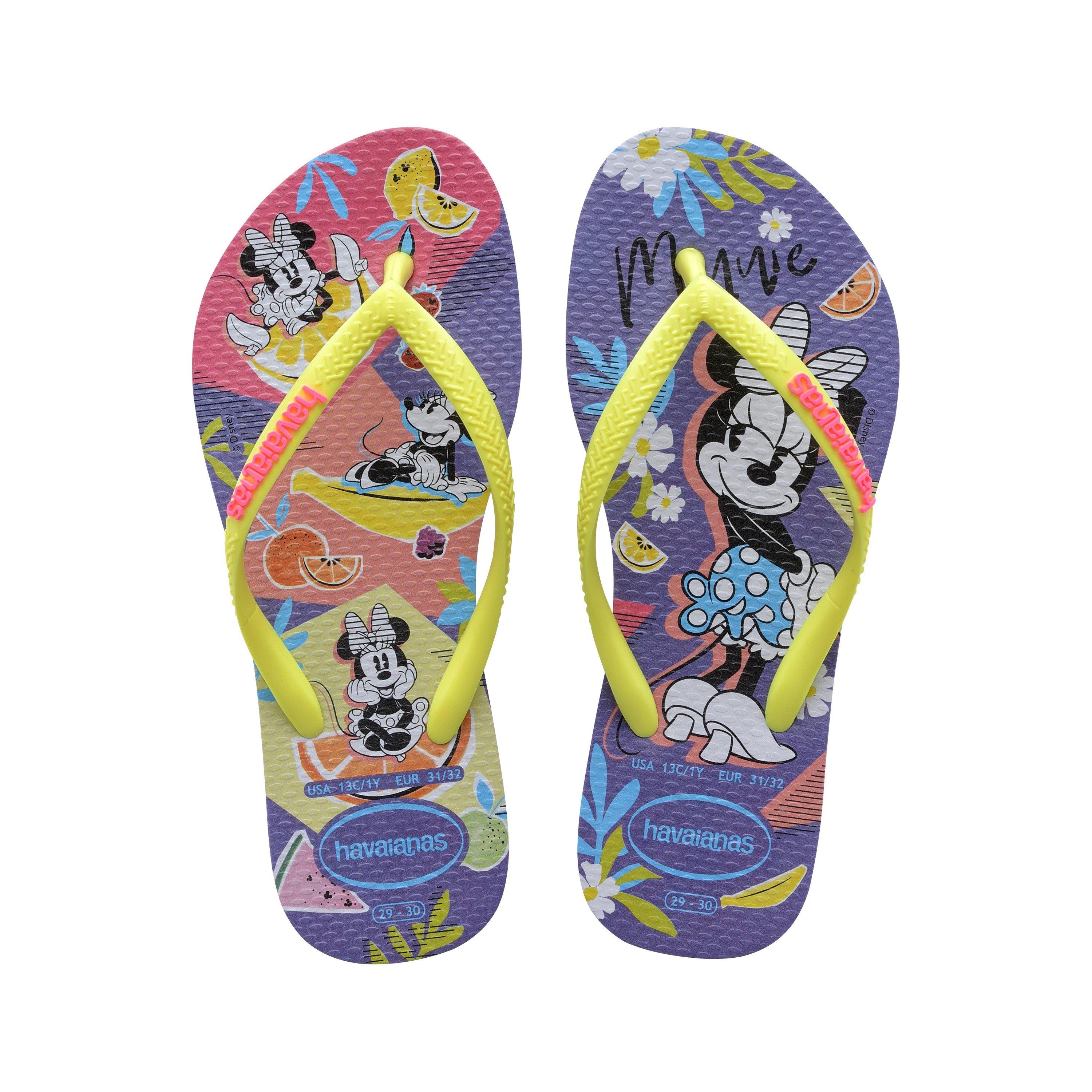 Purple Paisley - Havaianas - Hav. Kids Disney Cool Purple Paisle Flip Flops Unisex - 3