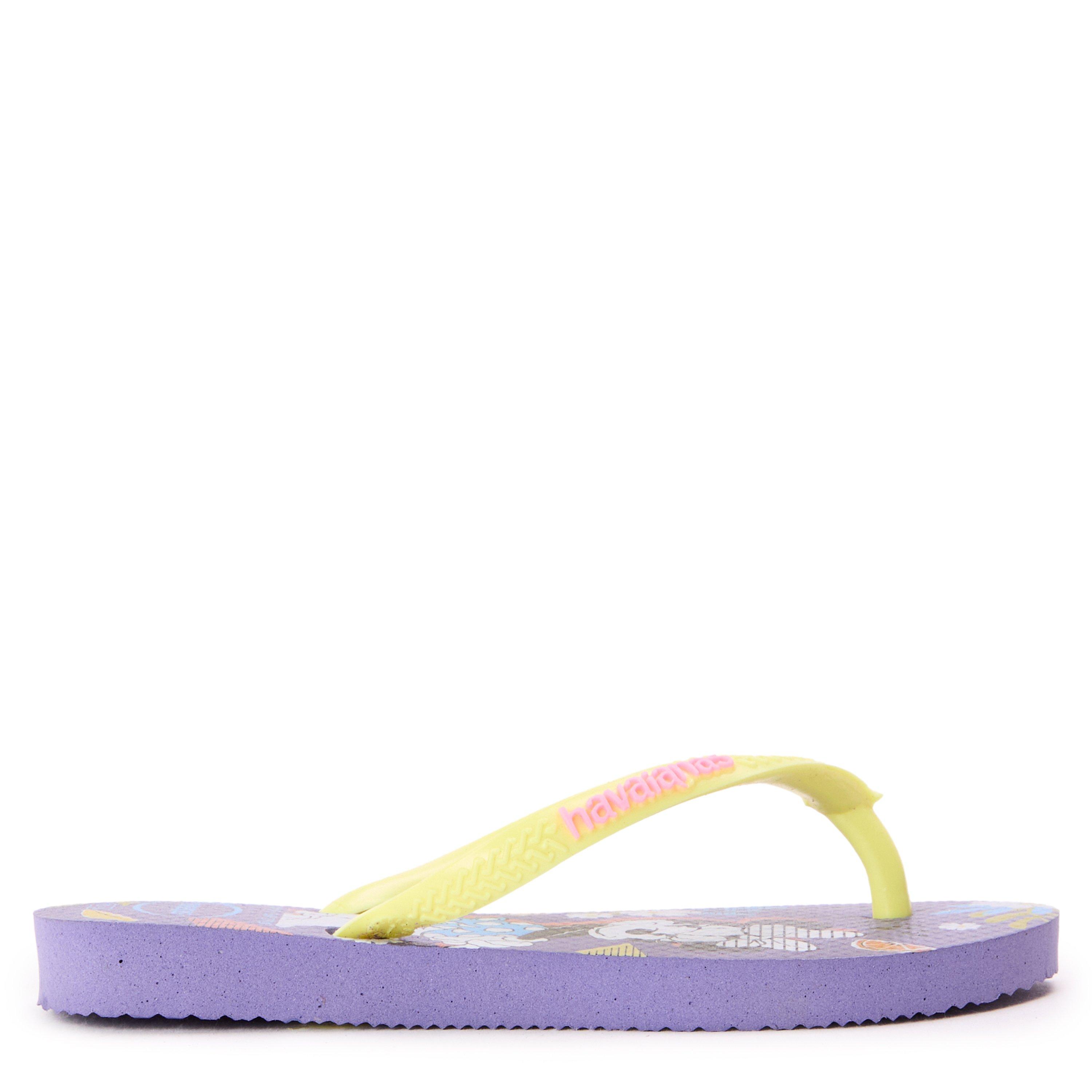 Le Paisley - Havaianas - Unisex Kids Disney Cool Purple Paisley Flip Flops - 1
