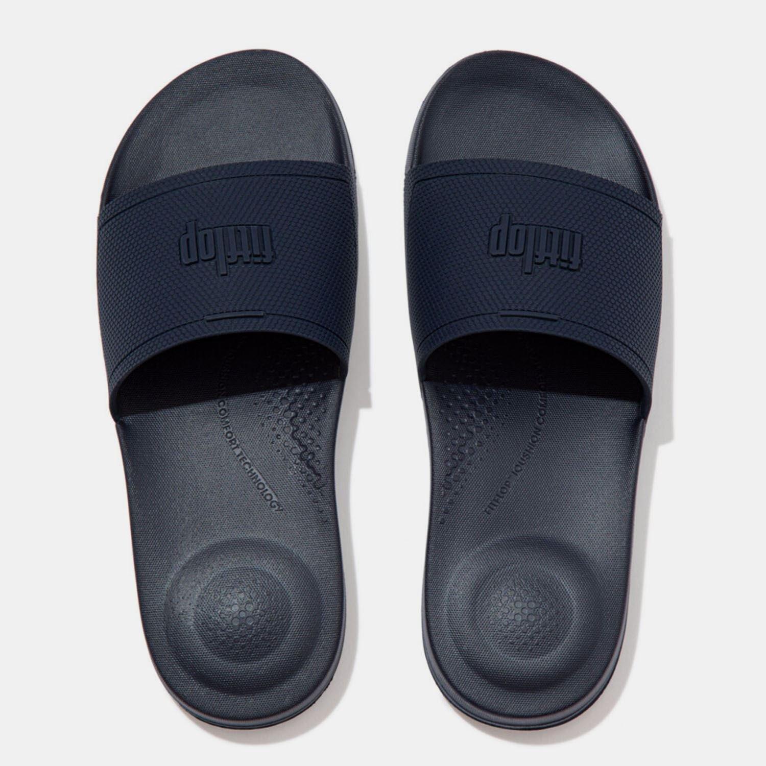 Navy - Fitflop - iQushion Pool Sliders - 4