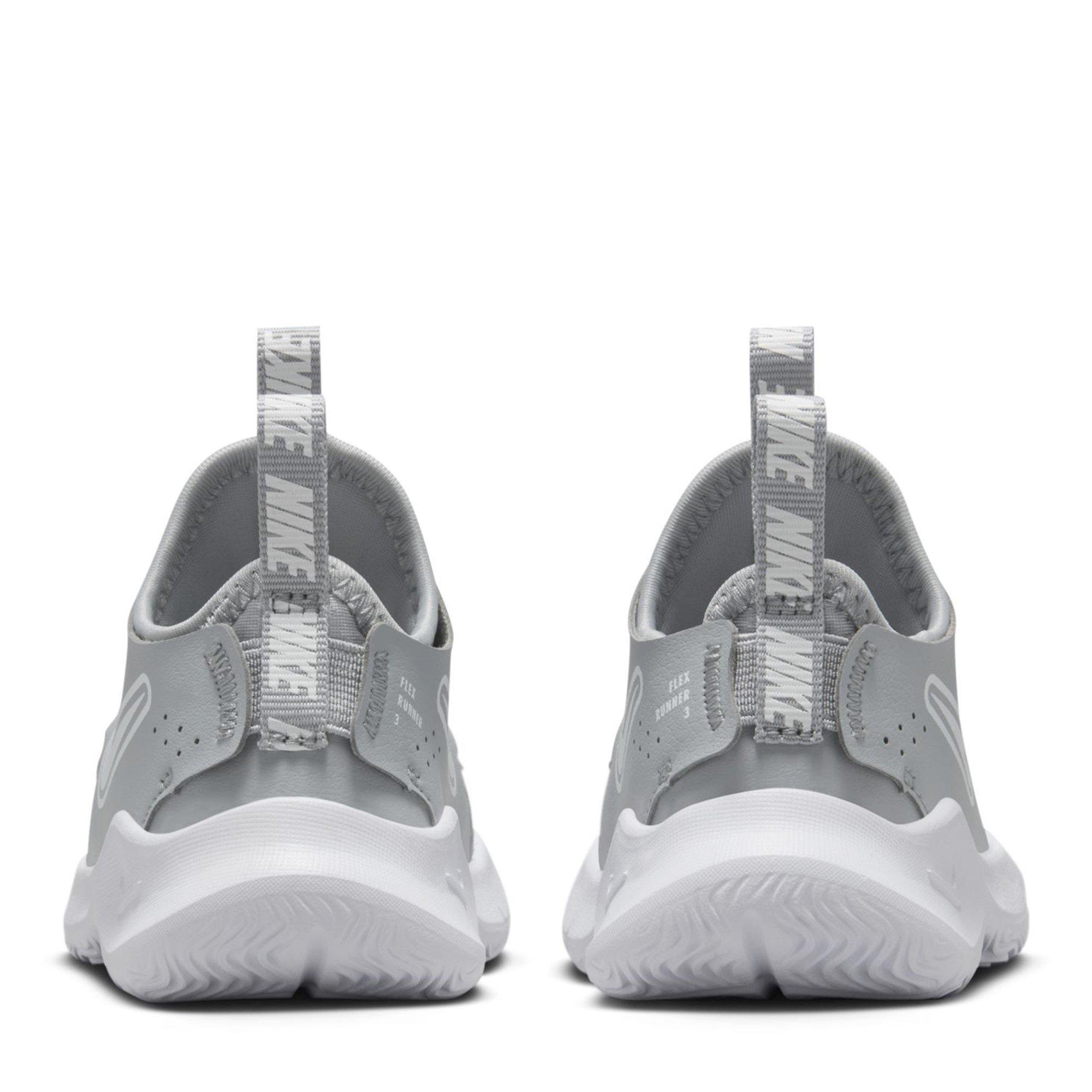 Gris/Blanc - Nike - Flex Runner 3 Baby/Toddler Shoes - 6
