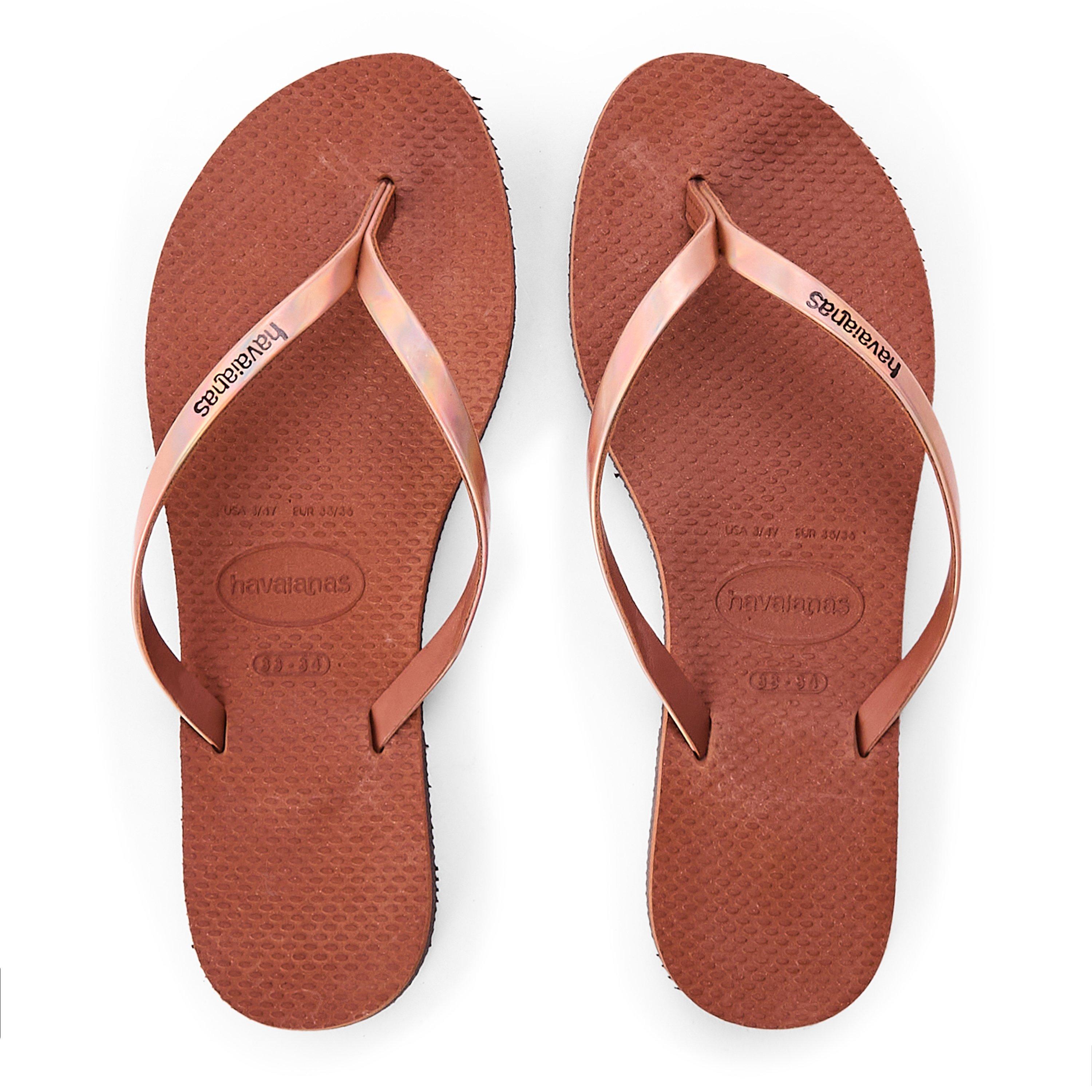 Roest - Havaianas - Hav. You Metallic Rust 33/34 Flip Flops Unisex Kids - 4
