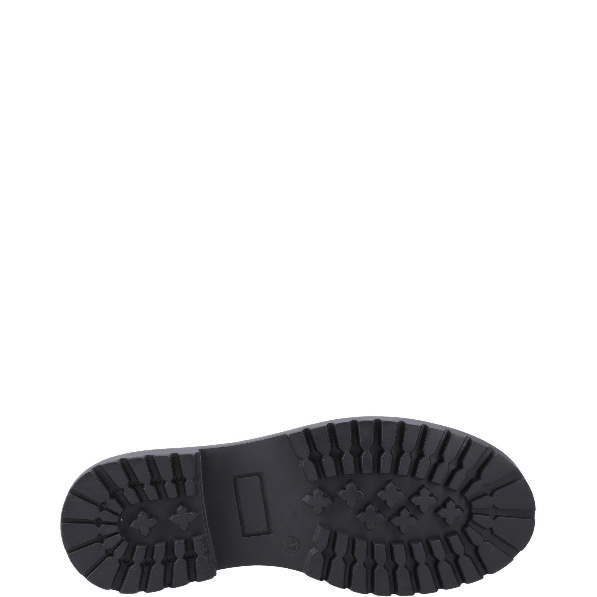 Black - Hush Puppies - Aubrey Lace Up Snr - 4