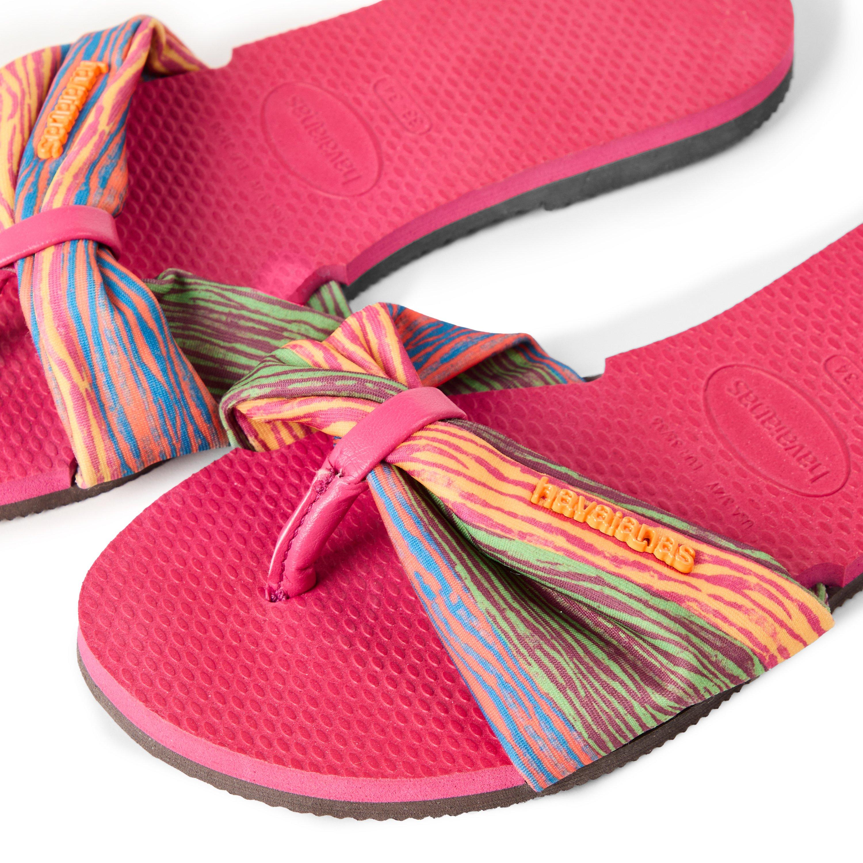 Électrique Rose - Havaianas - Hav. You Saint Tropez Pink Electric Flip Flops Unisex Kids - 3