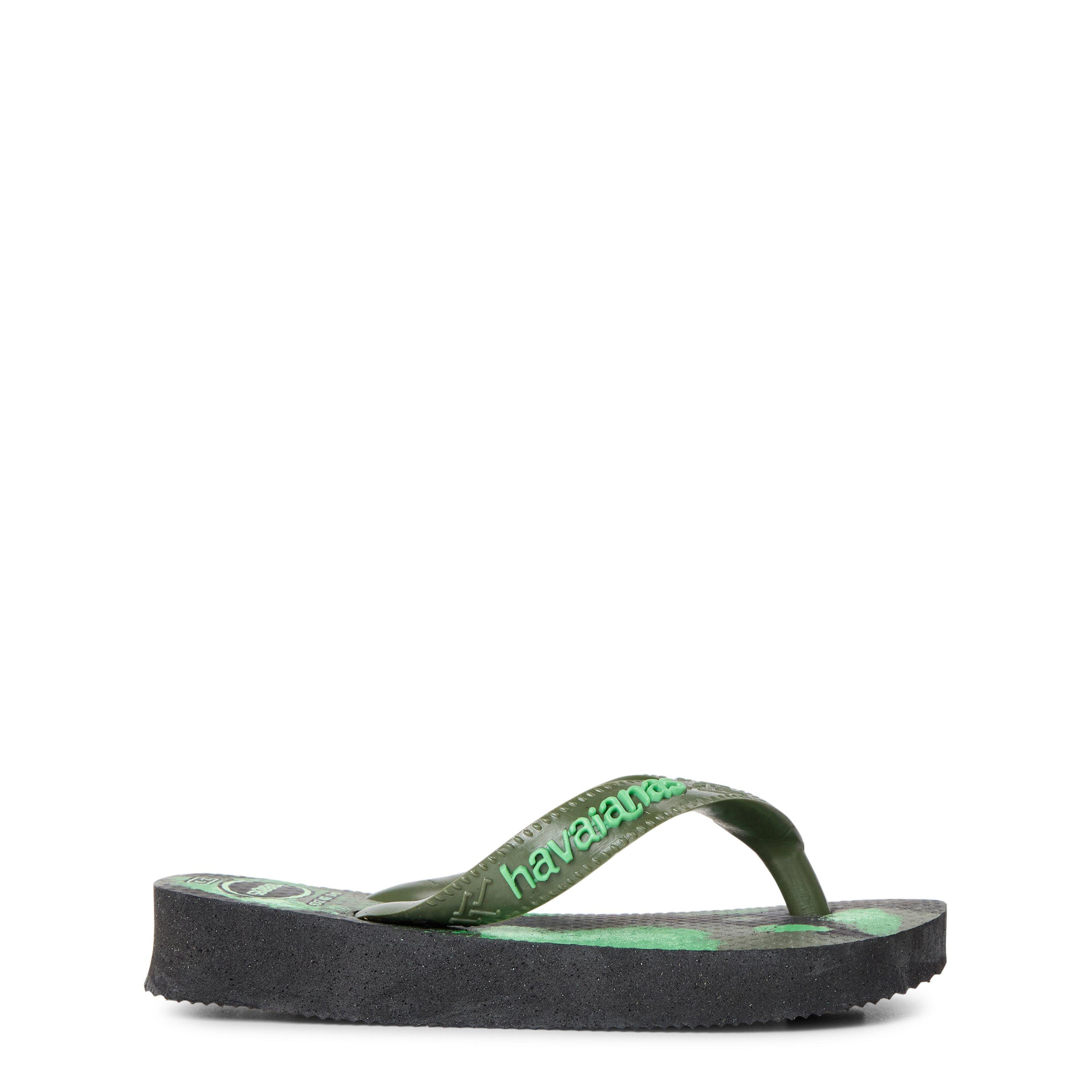 Black/Moss - Havaianas - Unisex Kids' Top Flip Flops - 1