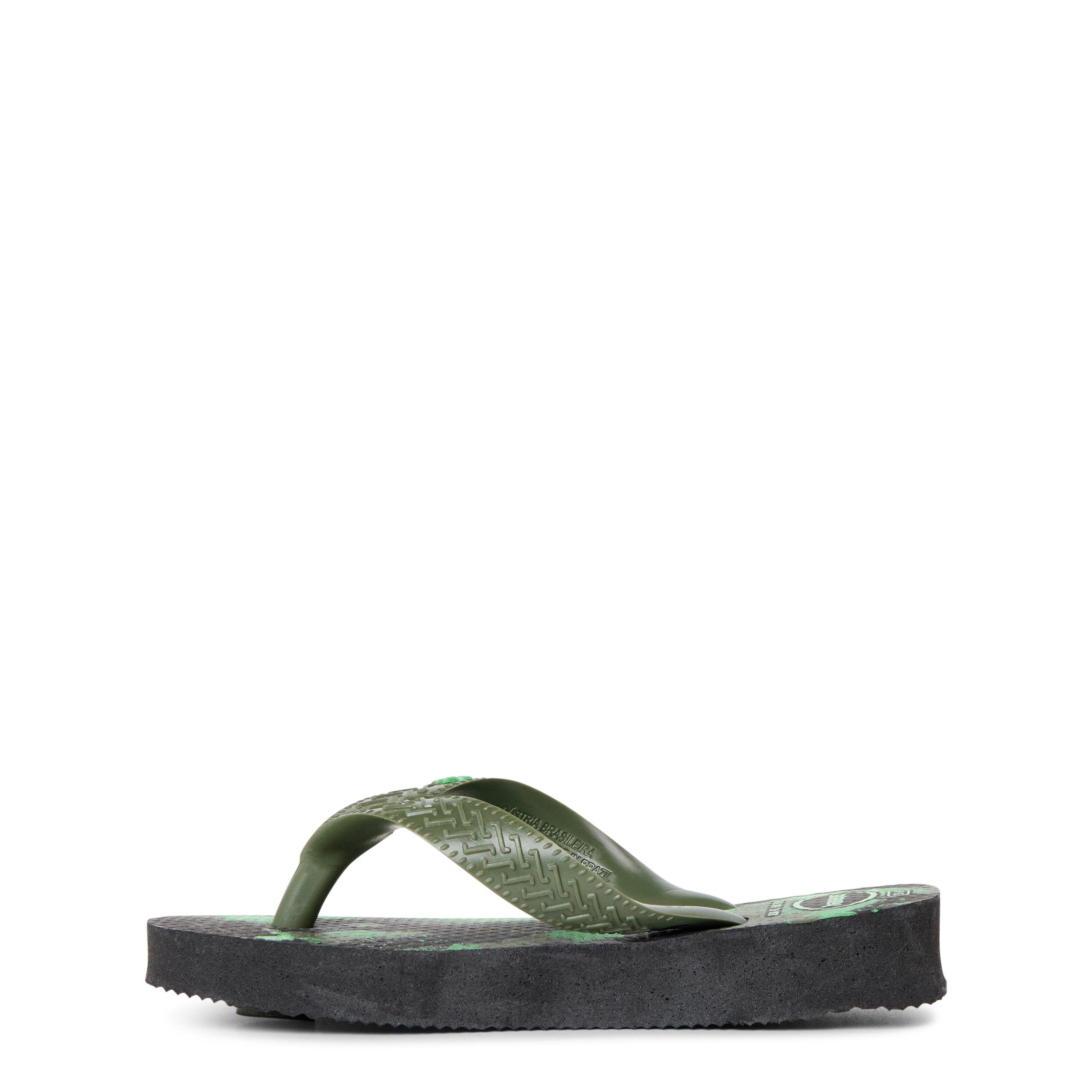 Black/Moss - Havaianas - Hav. Top Camu Black/Moss 23/24 Flip Flops Unisex Kids - 2