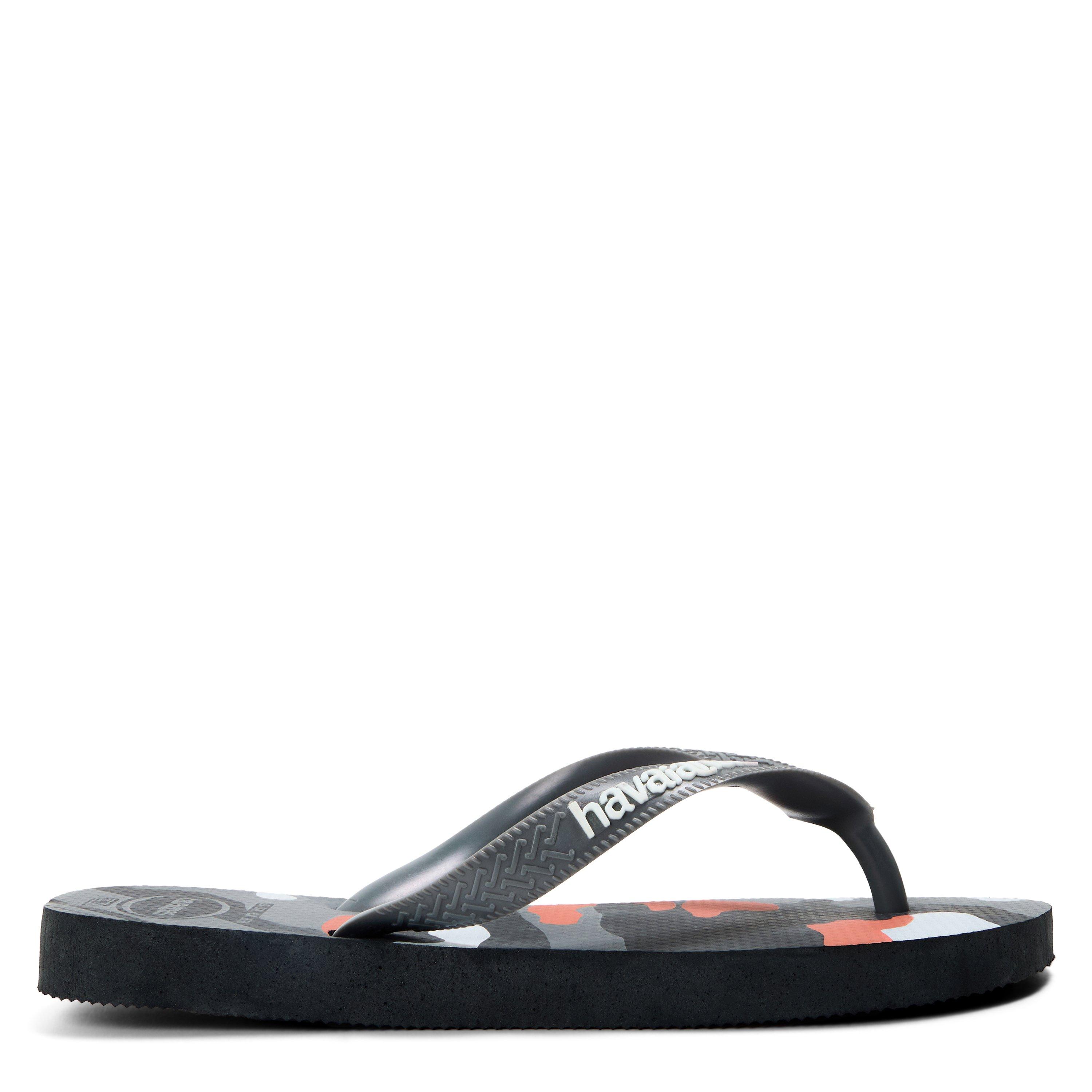 New Graphite - Havaianas - Hav. Top Camu New Graphite 33/34 Flip Flops Unisex Kids - 1