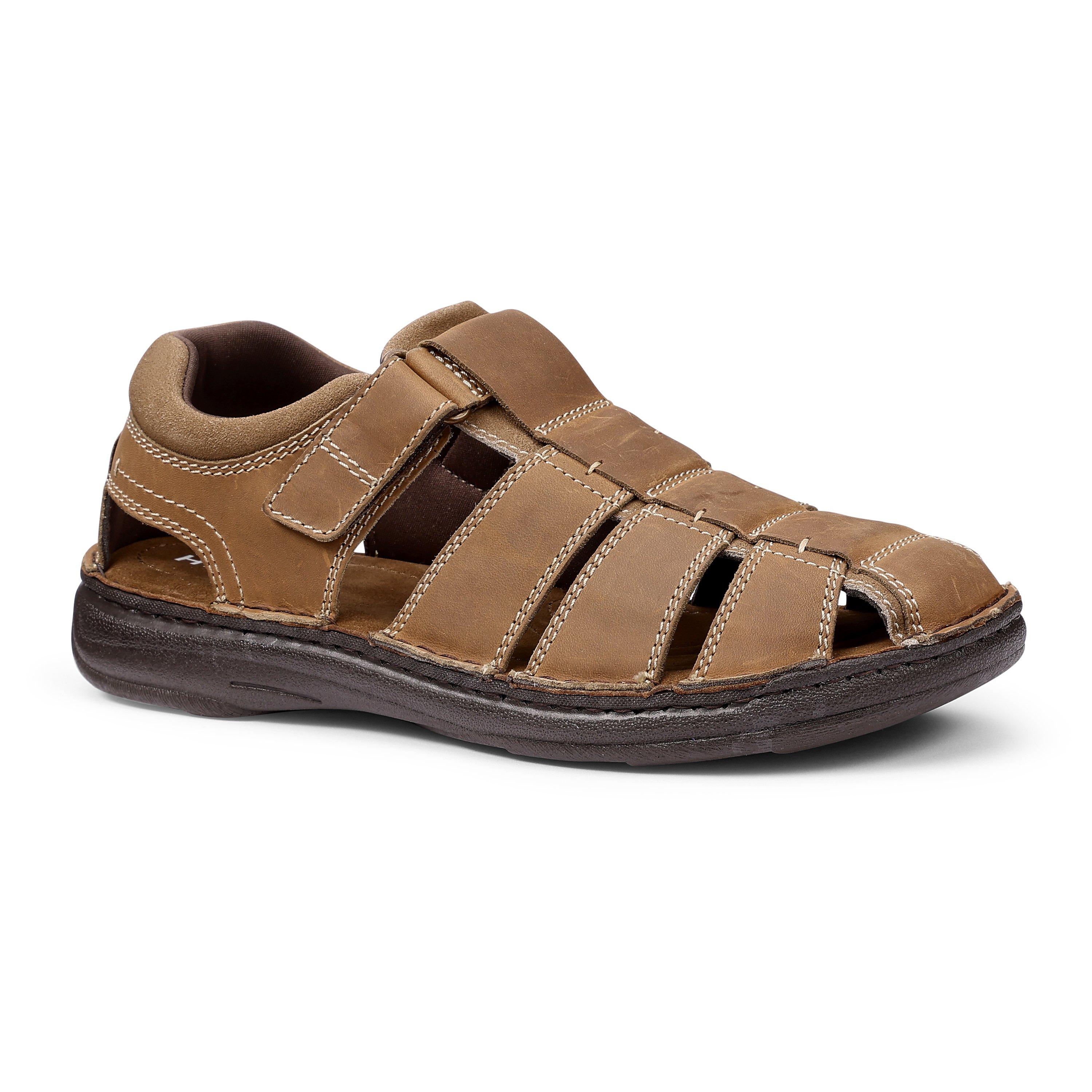 Taupe - Hotter - Dock II Mens Fisherman Sandals - 2