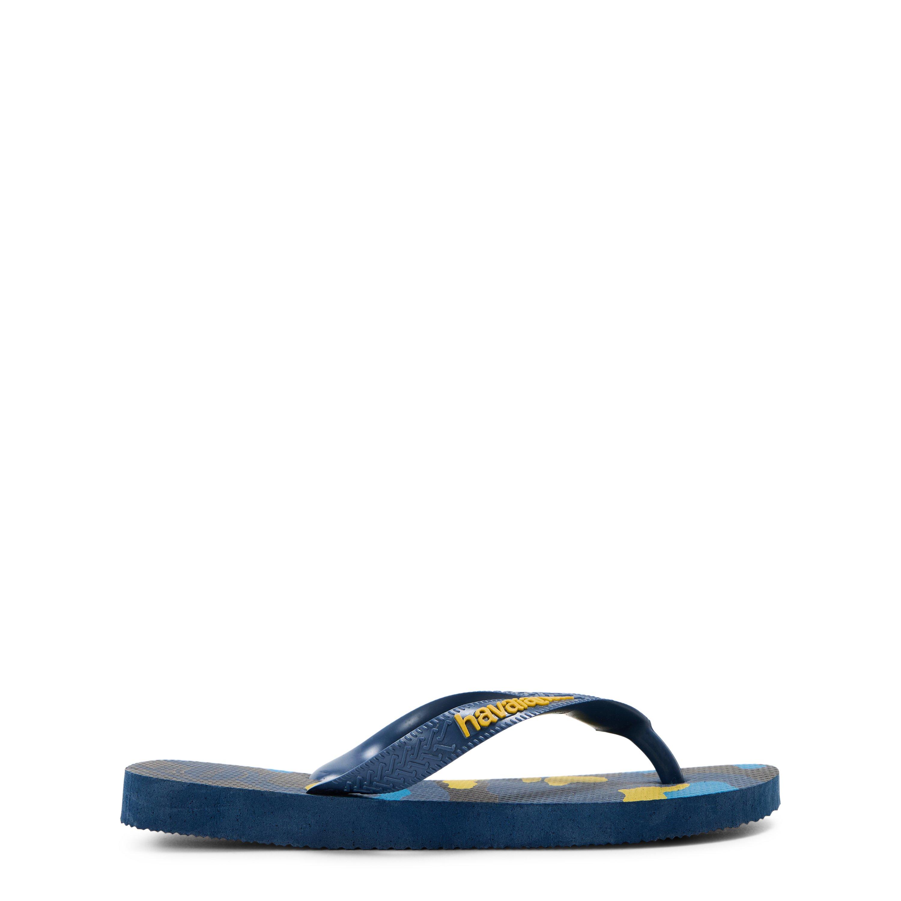 Indigo Blue - Havaianas - Hav. Top Camu Indigo Blue 33/34 Flip Flops Unisex Kids - 1