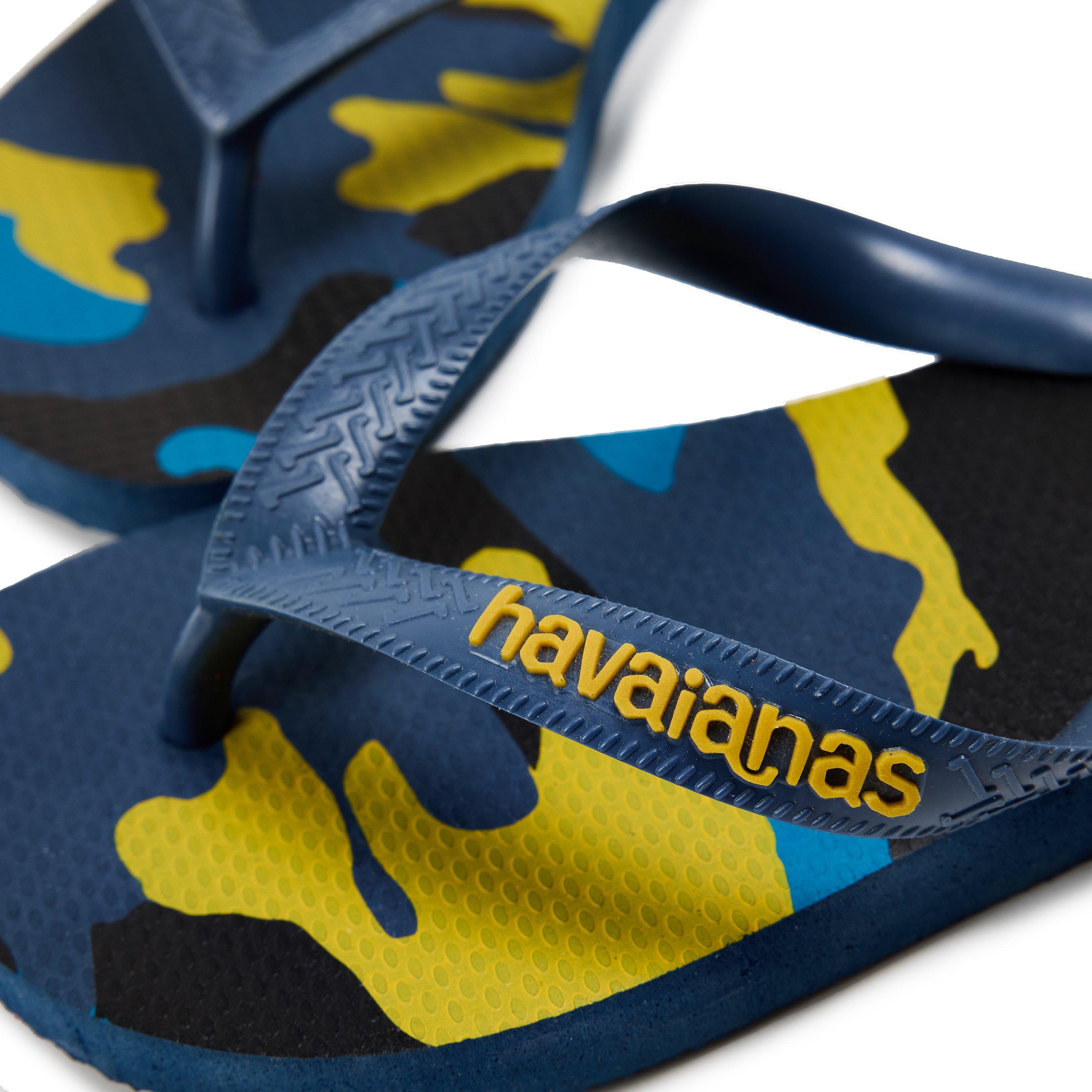 Indigo Blå - Havaianas - Hav. Top Camu Indigo Blue 33/34 Flip Flops Unisex Kids - 3
