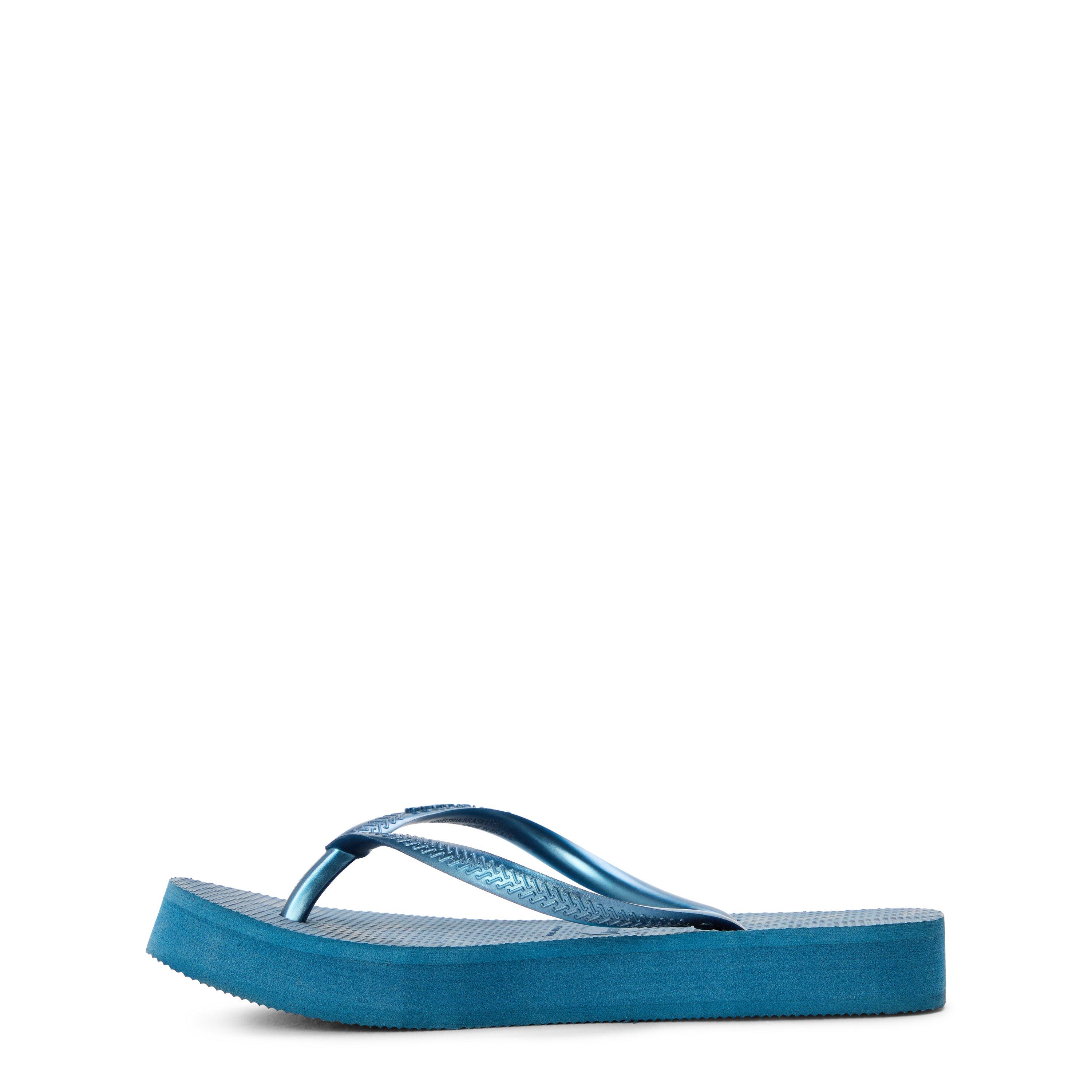 Comfy Bleu - Havaianas - Hav. Slim Flatform Comfy Blue 33/34 Flip Flops Unisex Kids - 2