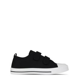 Be You Girls Velcro Strap Canvas Trainer