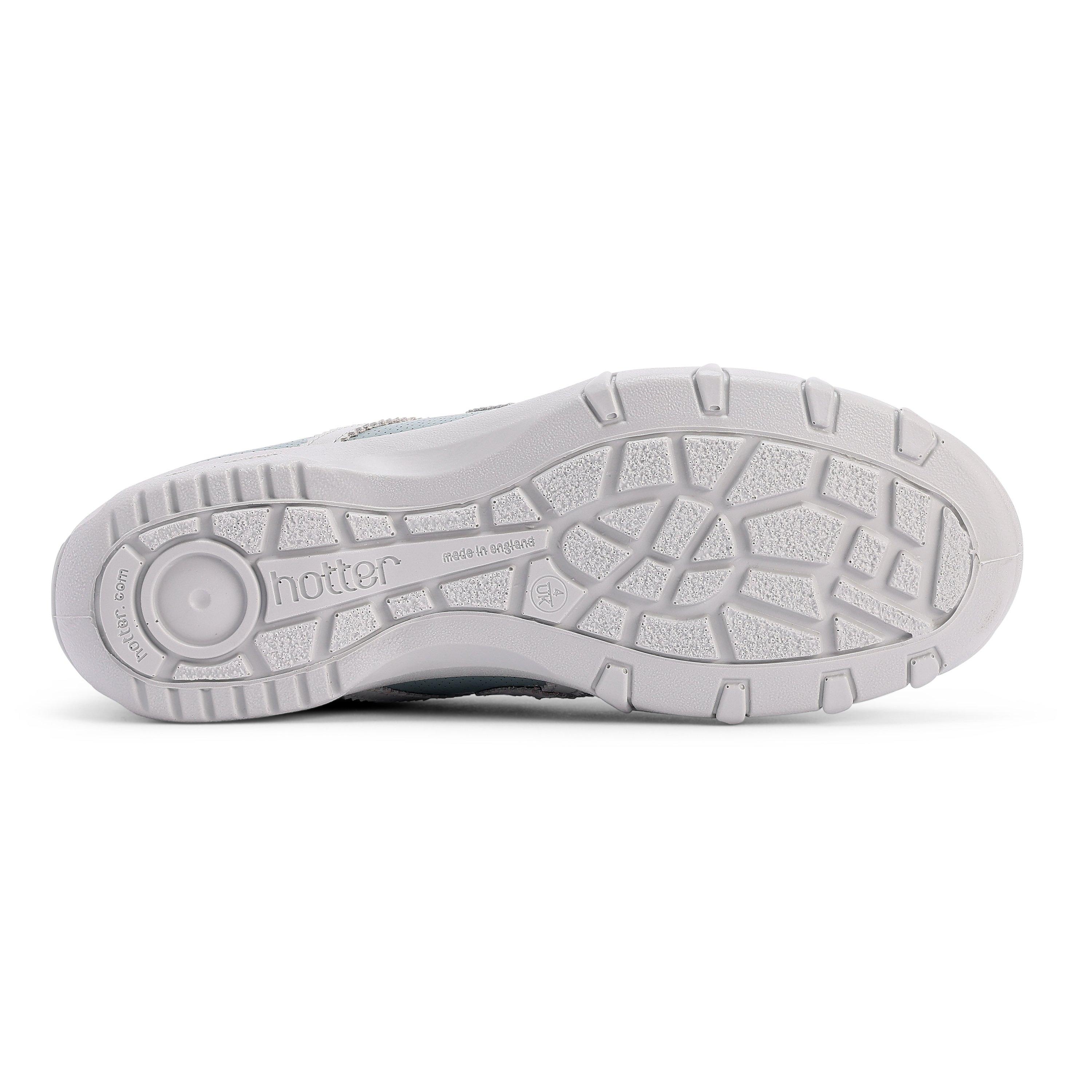 White-Metallic - Hotter - Marianne Wide Womens Trainers - 5