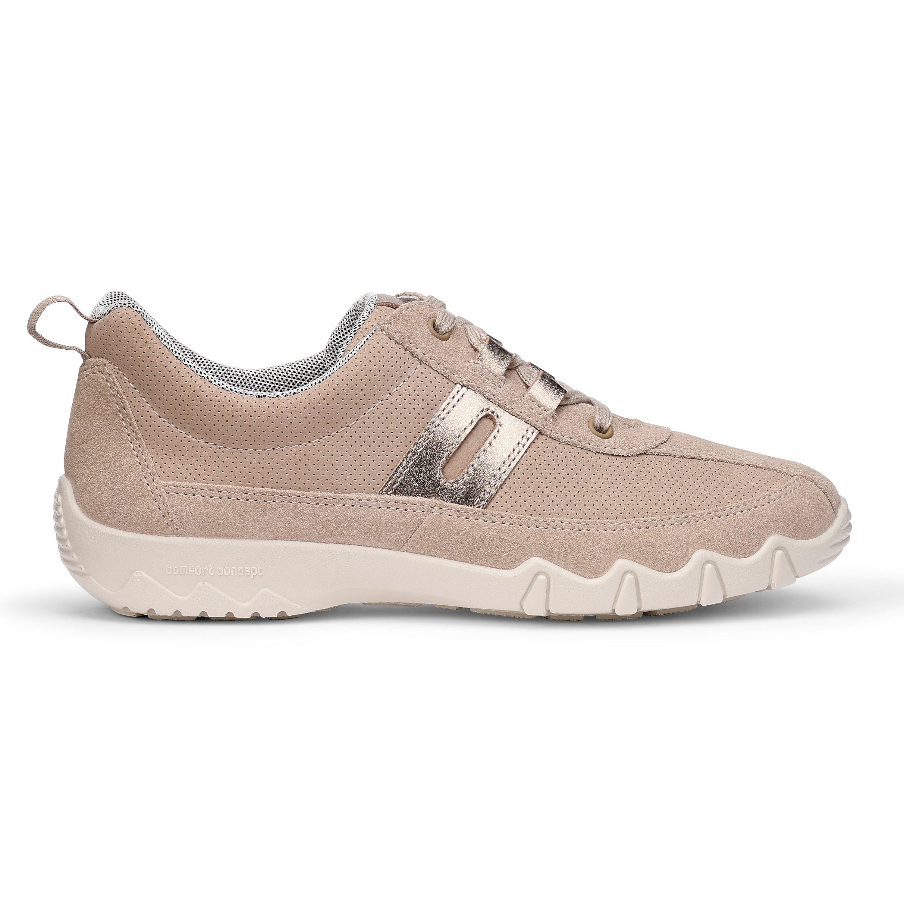 Cement-Rose Gol - Hotter - Leanne II Wide Womens Trainers - 1