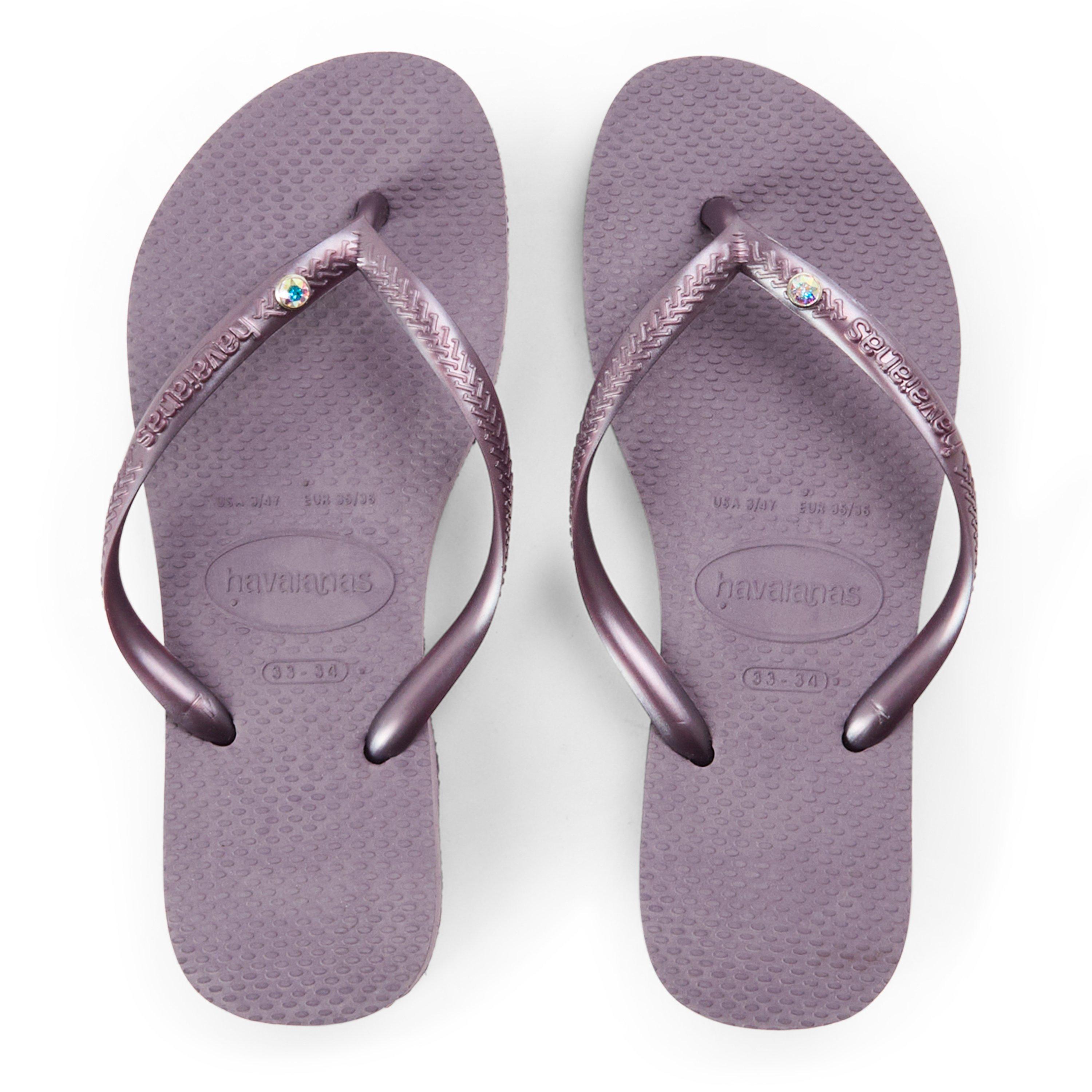 Malve - Havaianas - Hav. Slim Crystal Sw Ii Malve 33/34 Flip Flops Unisex Kids - 3