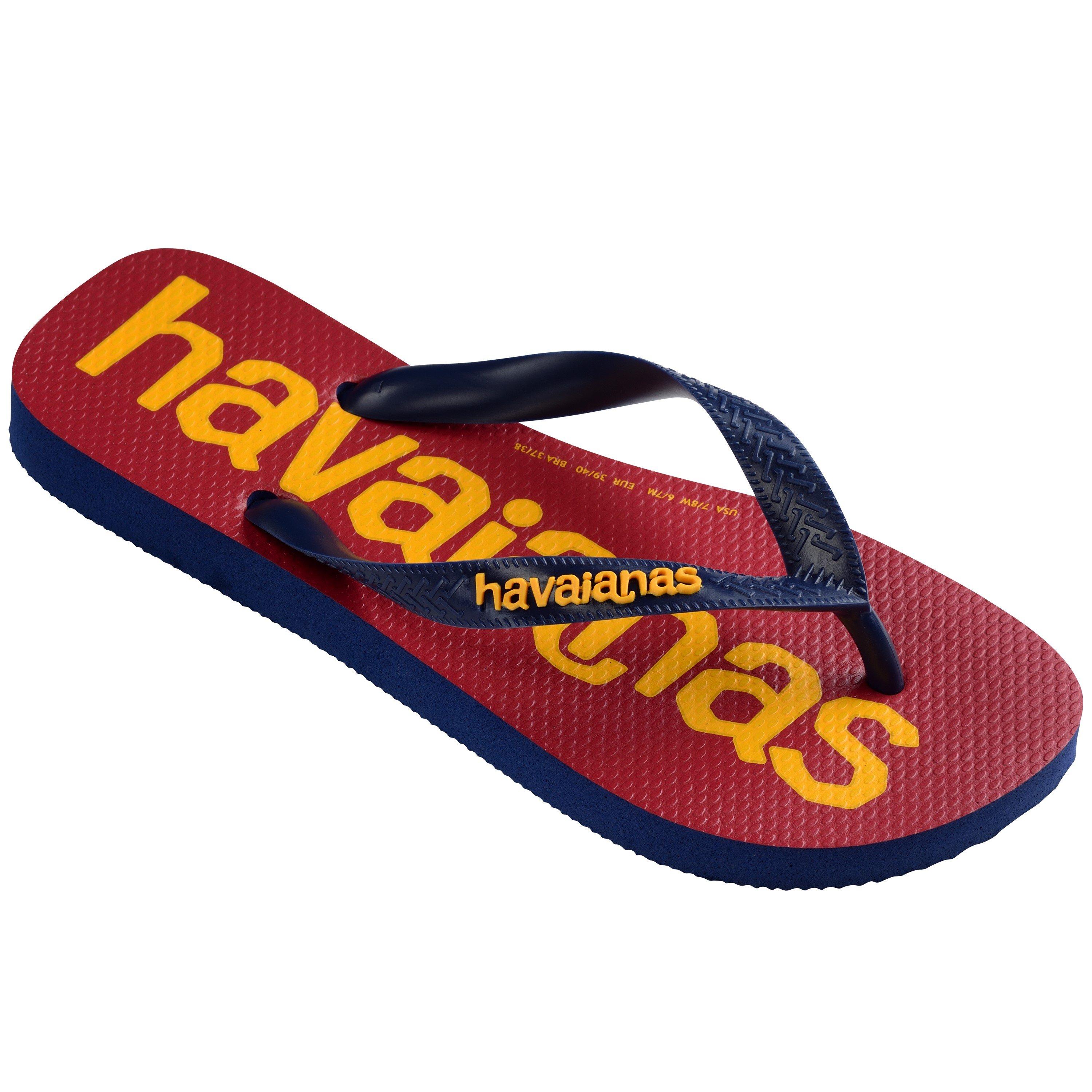 Marineblauw - Havaianas - Hav. Top Logomania 2 Navy Blue 27/2 Flip Flops Unisex Kids - 2