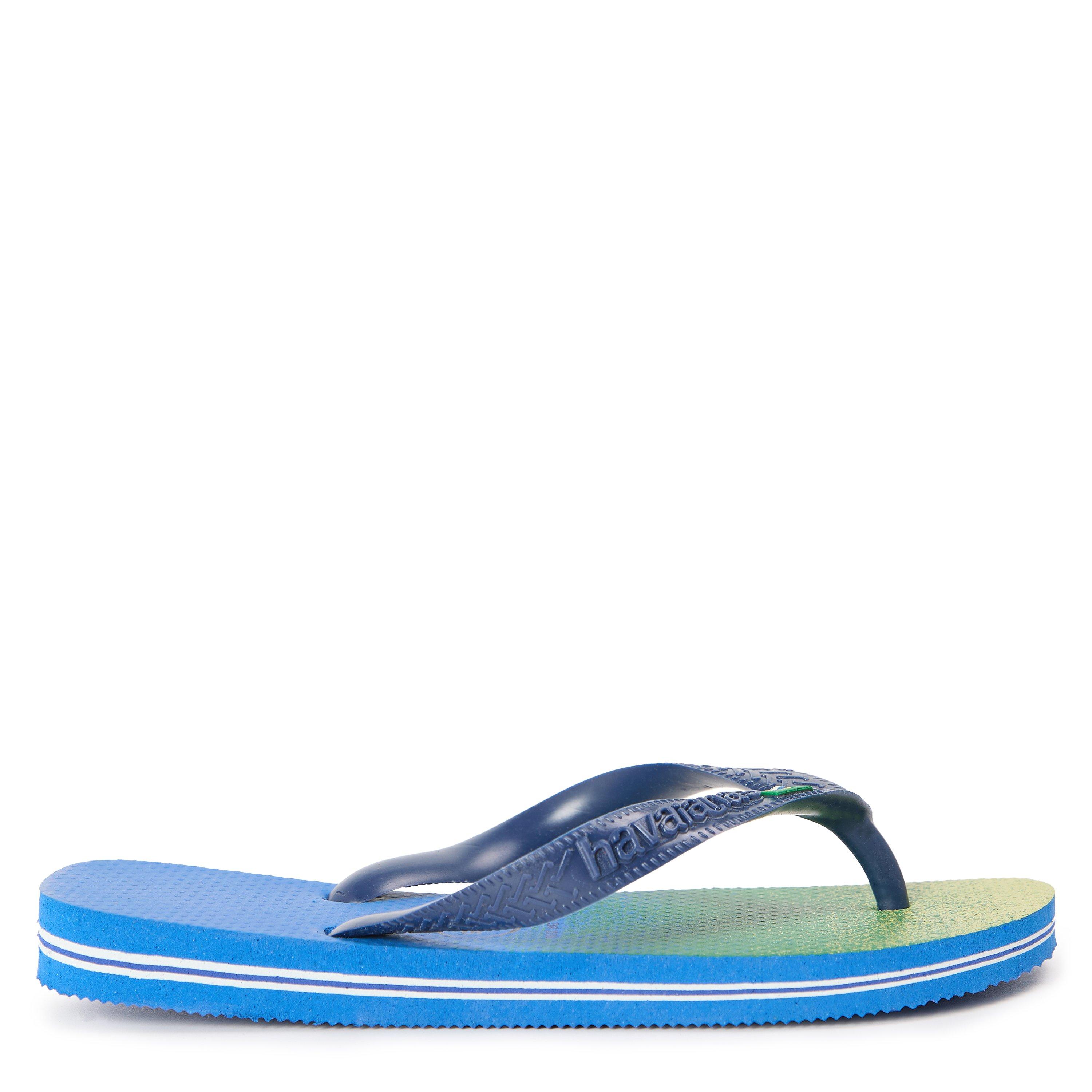 Havaianas  Kids ' Brasil Flip Flops - Blue Star - 1/2
