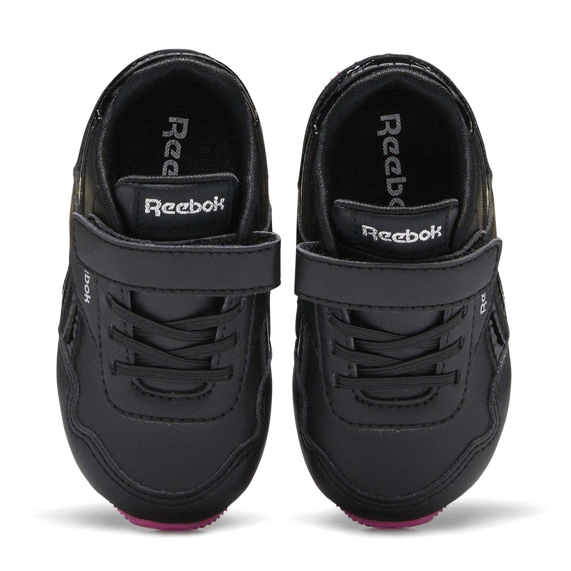 Black reebok classics junior deals