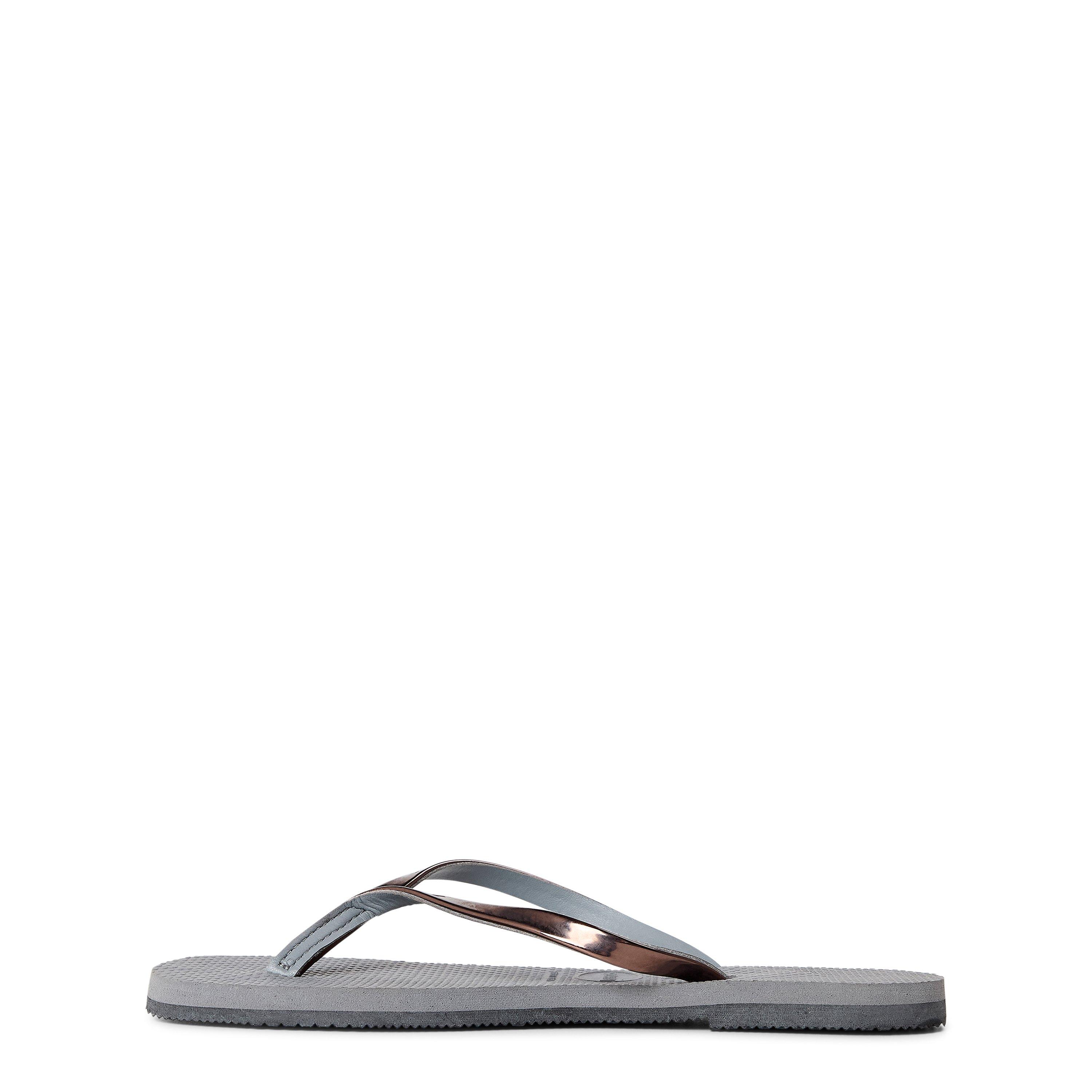 Acier/Métallique - Havaianas - Hav. You Metallic Grey Steel/Metall Flip Flops Unisex Kids - 2